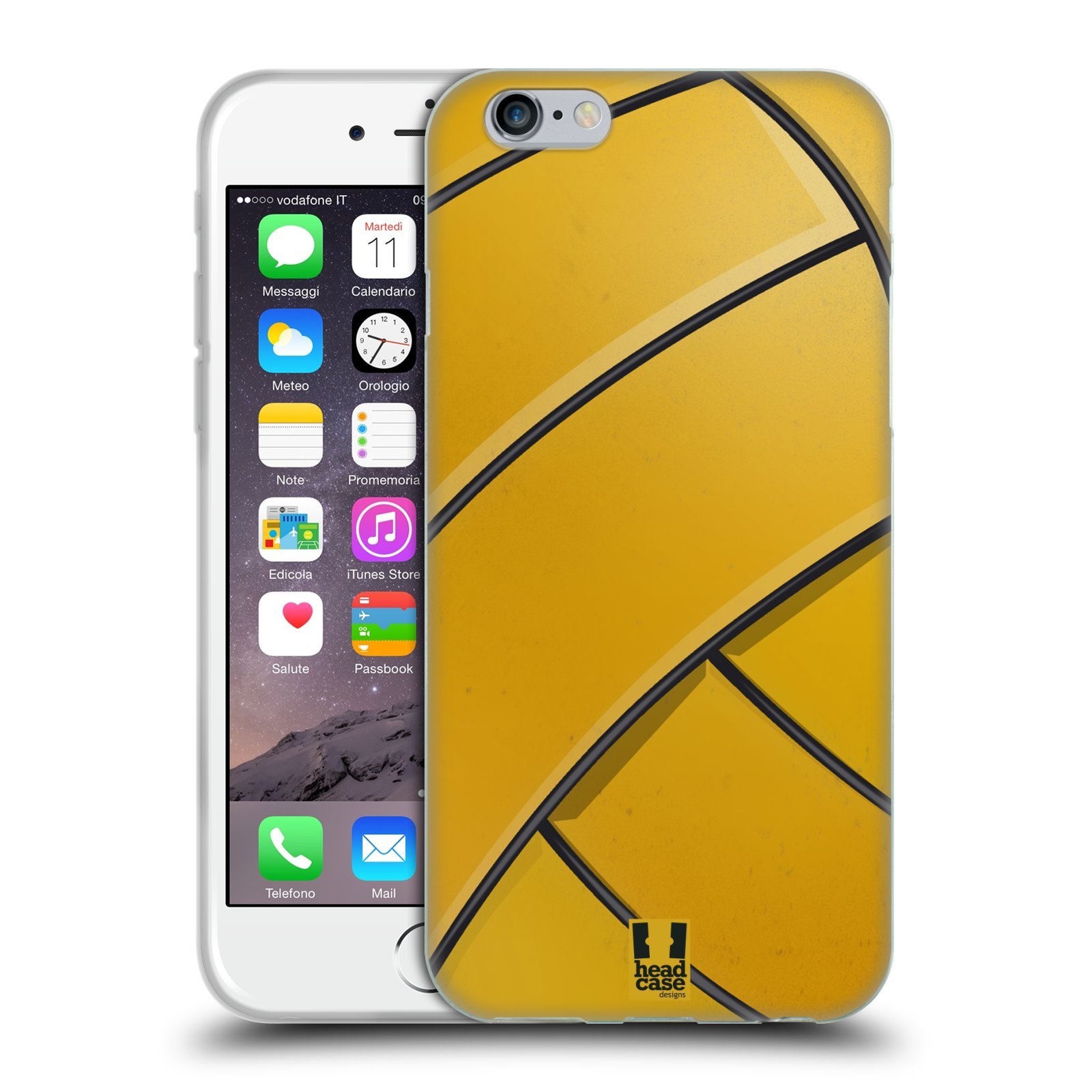 Head Case Designs Water Polo Ball Collections 2 Soft Gel Case for Apple iPhone 6/6s - Durable Shockproof Phone Cover for Swimming, Beach & Sports Activities