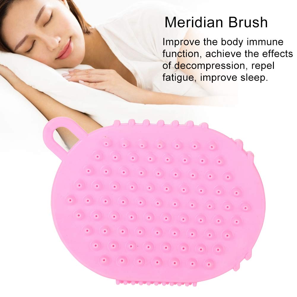 360 Degree Stainless Steel Cellulite Massage Glove & Roller Set - Pink Body Scrubber for Muscle Pain Relief, Fatigue Recovery & Improved Sleep | Perfect for Spa, Home Relaxation & Post-Workout Recovery