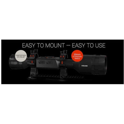 ATN Mars 4 1.5-15x Thermal Rifle Scope 640x480 Resolution - Night Vision Hunting Scope for Coyote, Hog & Predator Hunting | Durable Tactical Scope for Outdoor Adventures