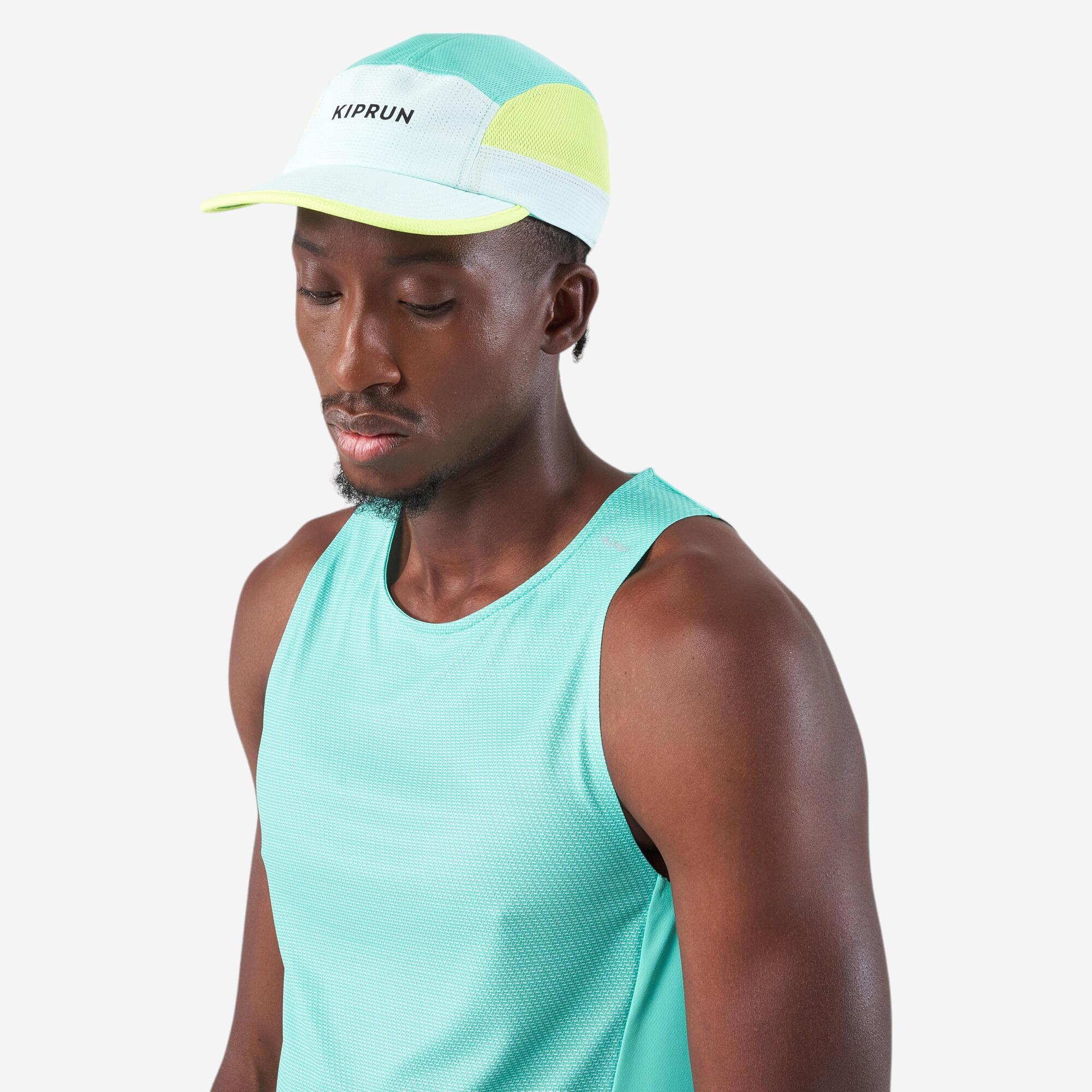 Kiprun Ultra Light 5 Panel Running Cap - Breathable Performance Hat for Men & Women - Perfect for Jogging, Marathon Training & Outdoor Sports