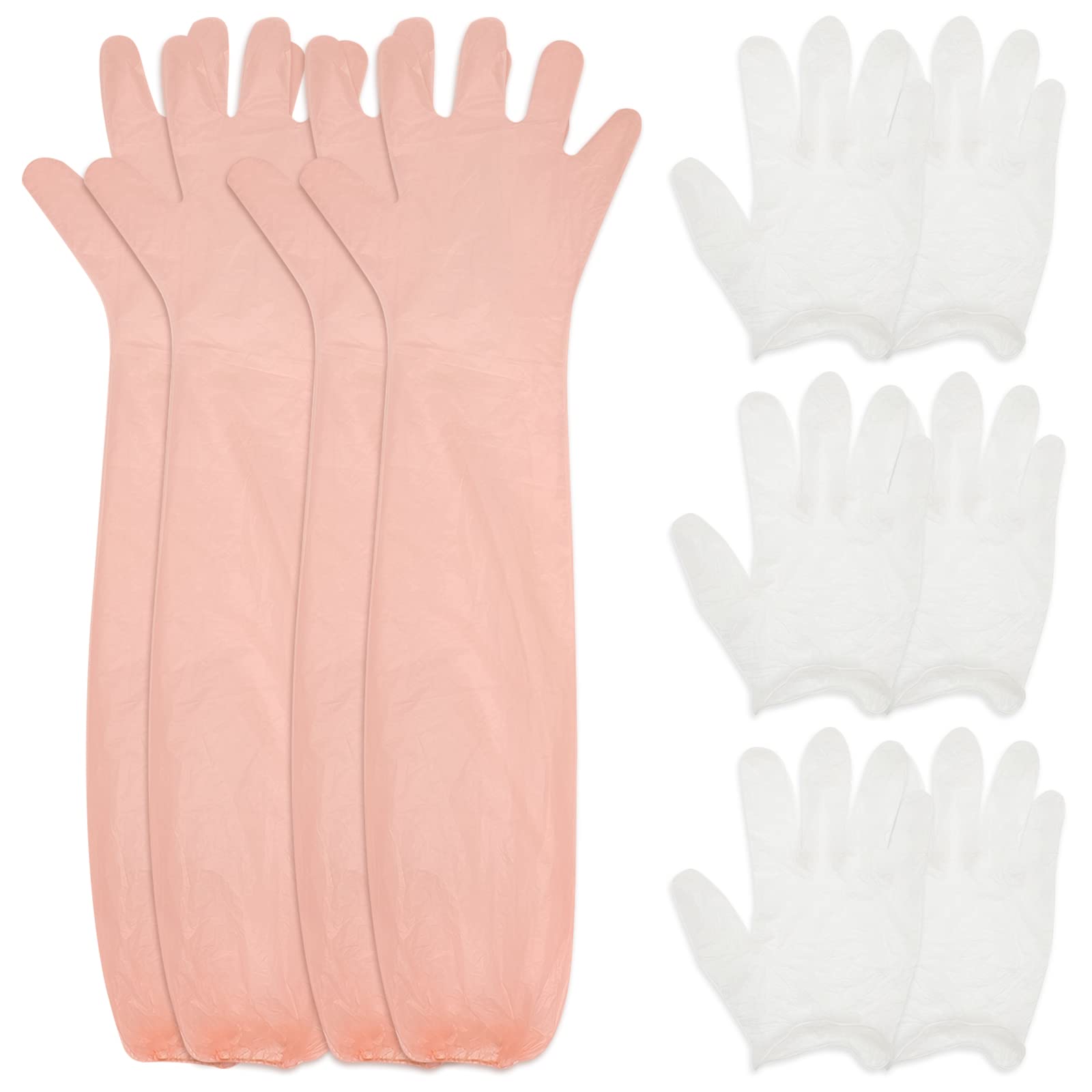 Deer Field Dressing Kit - Professional Hunting Gutting & Butchering Tools with Disposable PVC Gloves (Long & Short) - Perfect for Big Game Processing, Camping & Outdoor Survival