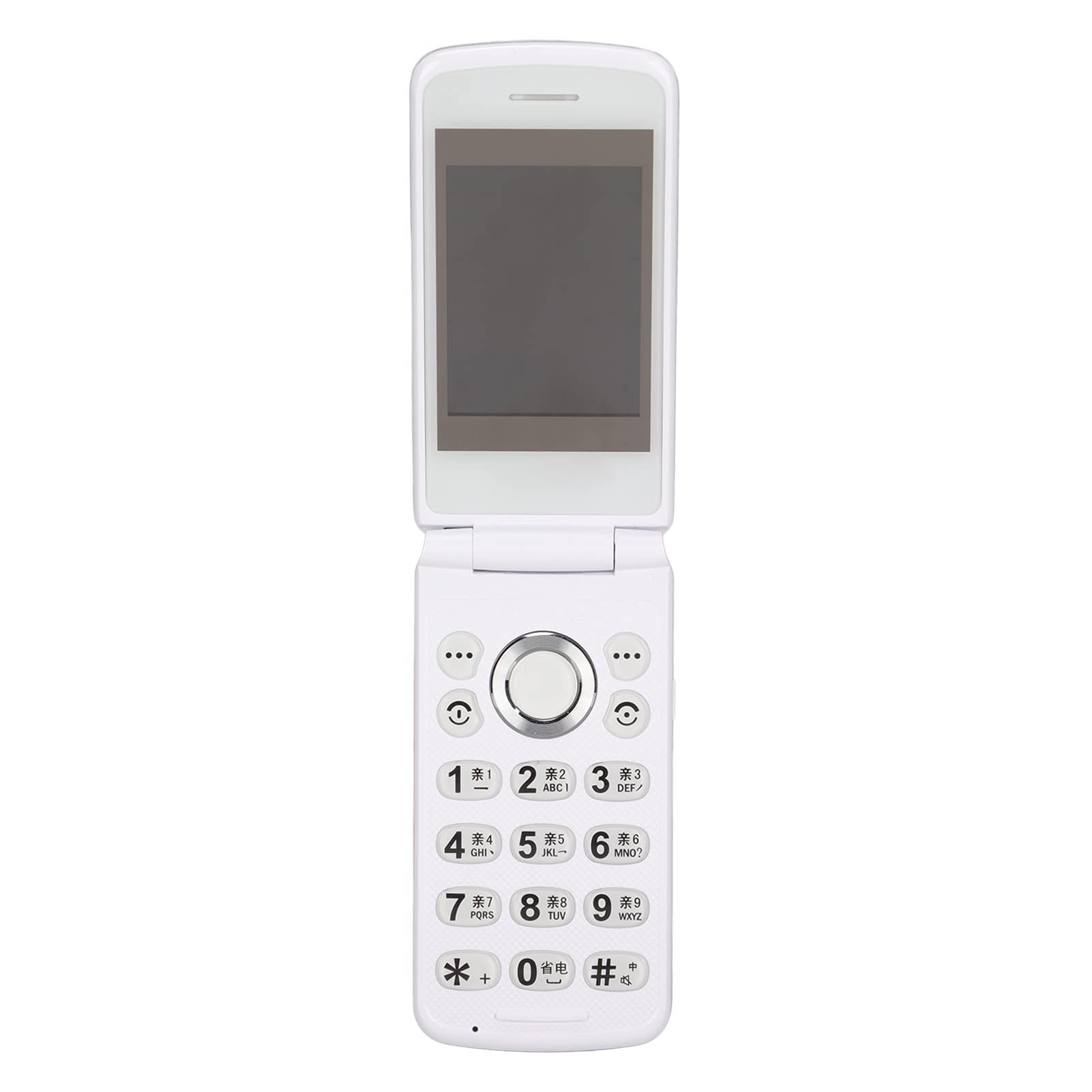 Durable F50 Flip Phone for Seniors - 2.4 Inch Screen, Long Battery Life, Easy-to-Use Mobile Phone (Red) - Perfect for Emergency Calls, Outdoor Activities, and Elderly Daily Use