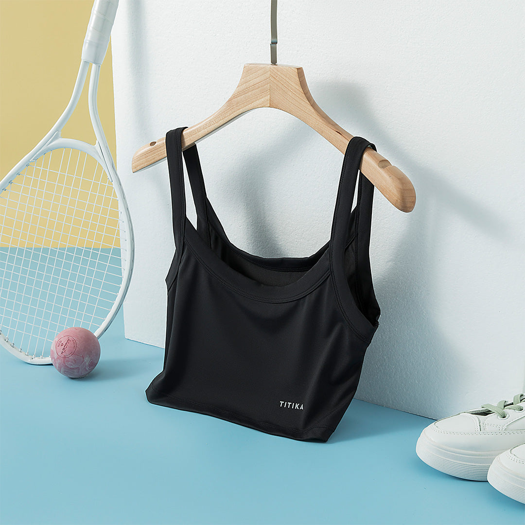 Women's High-Performance Power Crop Tank Top - Workout, Yoga & Gym Essential - Breathable & Comfortable for Active Lifestyles