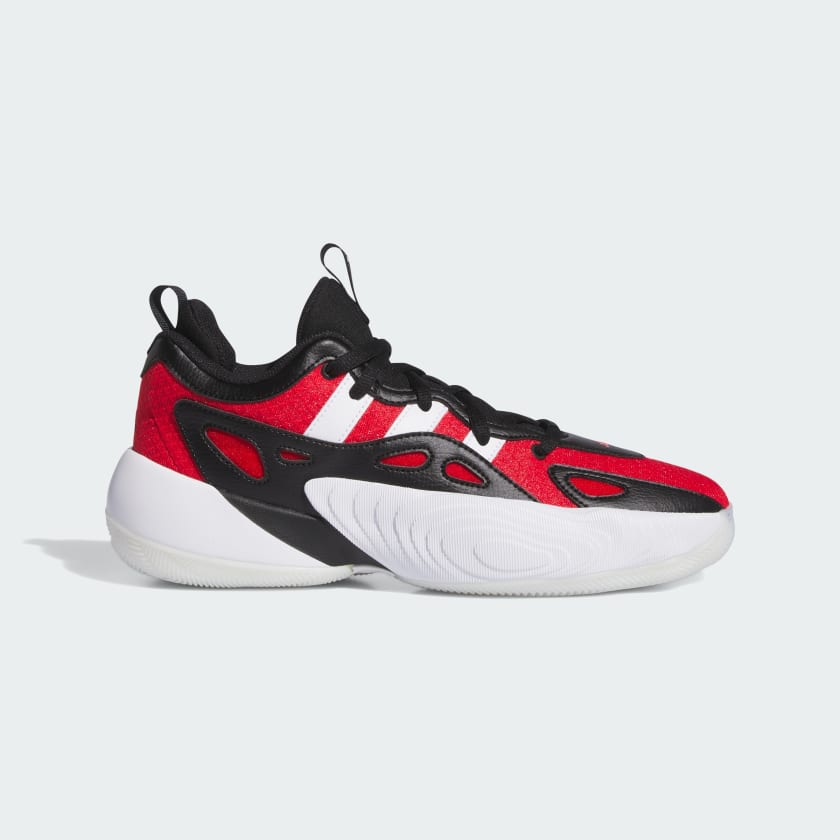Adidas Men's Trae Young Unlimited 2 Low Basketball Shoes - Black/Red | Lightweight Performance Sneakers for Indoor & Outdoor Court Play