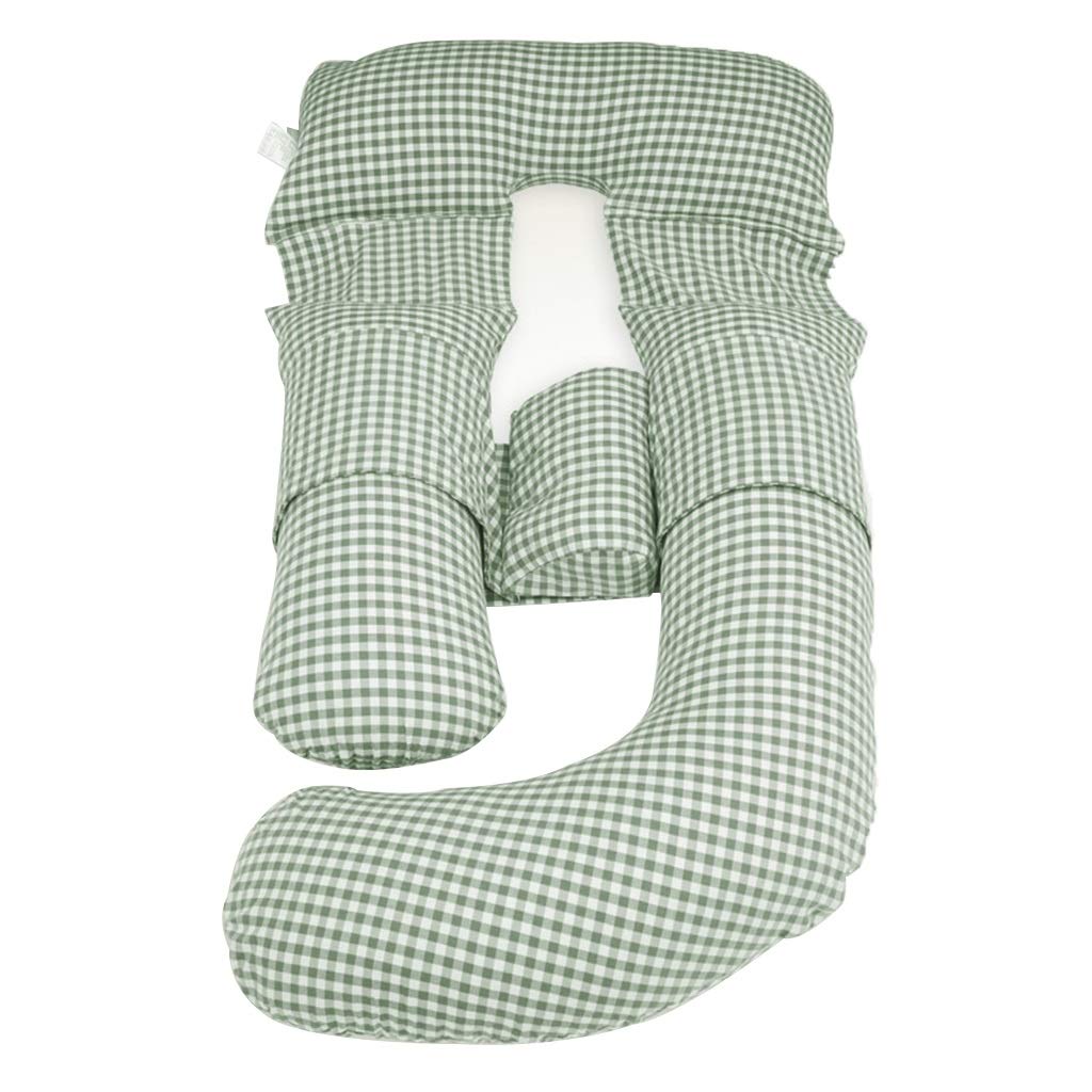 **Pregnancy Pillow for Side Sleepers - Maternity Waist Support Pillow, Stomach Lift Sleeping Pad, Postpartum & Breastfeeding Pillow - Comfortable Back Support (Green) - Ideal for Pregnant Women, Nursing Moms & Relaxation**
