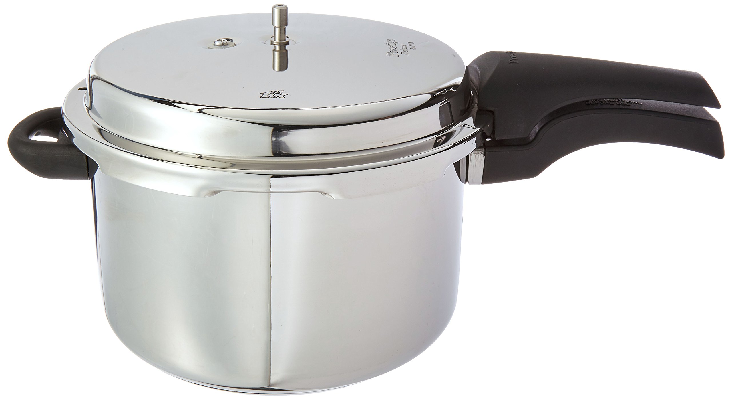 Prestige PRSDA-6.5L Stainless Steel Pressure Cooker - 6.5 Liter Capacity for Fast & Healthy Cooking | Perfect for Indian Curry, Rice, Beans & Meal Prep