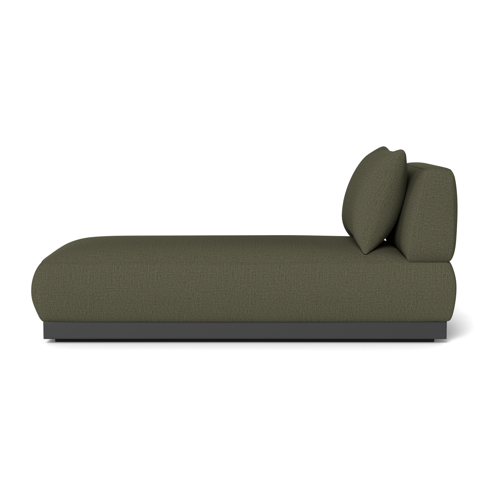 Luxury Amalfi Armless Chaise Lounge Chair - Modern Accent Furniture for Living Room, Bedroom, or Patio - Perfect for Relaxing, Reading, and Sunbathing