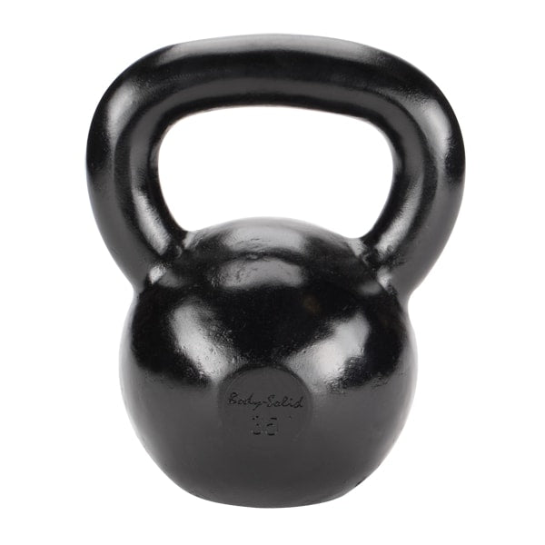 Body Solid Cast Iron Kettlebells - Premium Home Gym Equipment for Strength Training, Weightlifting & CrossFit Workouts - Perfect for Home Fitness, Garage Gyms & Functional Training