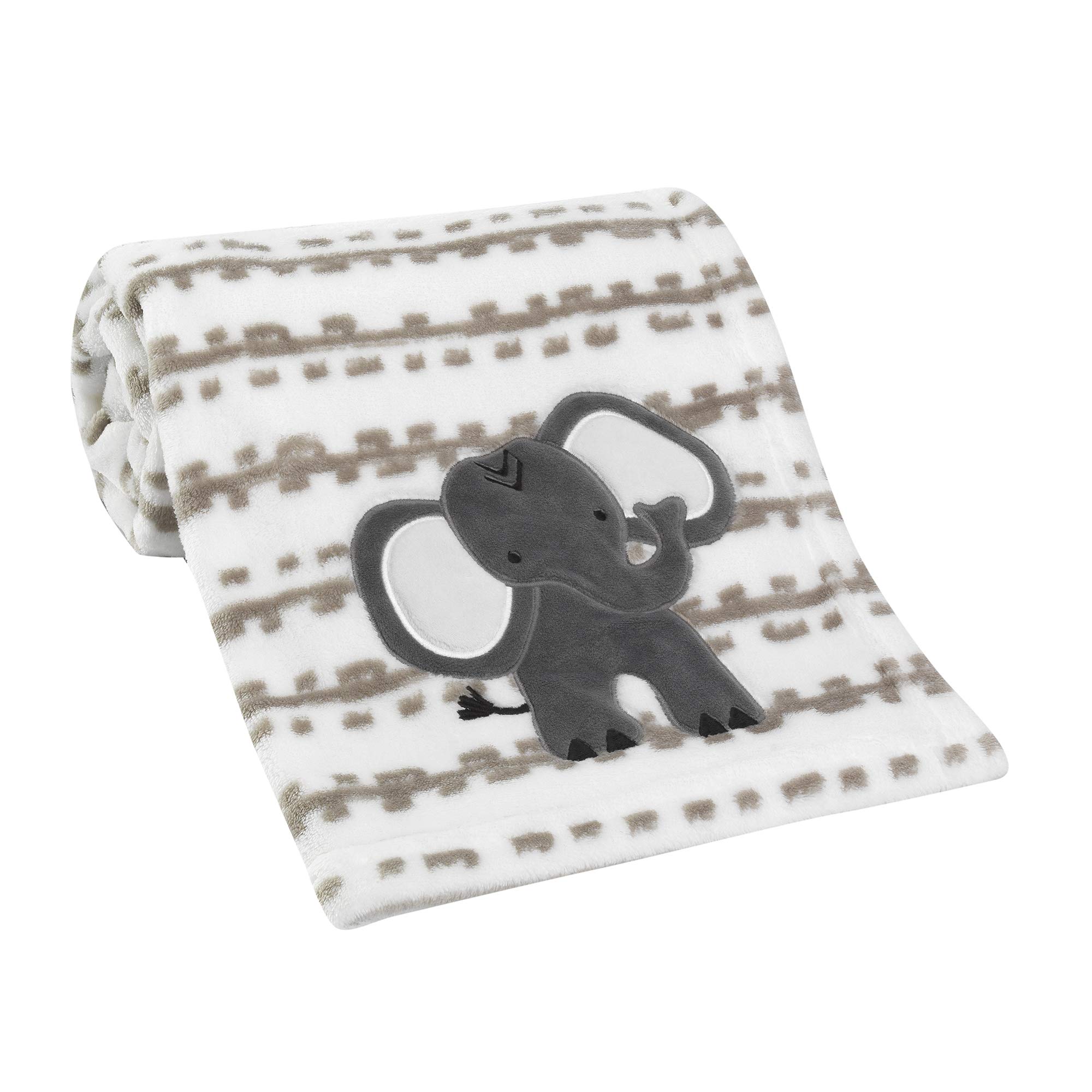 Lambs & Ivy Gray 5-Piece Baby Gift Basket Set - Newborn Welcome Home Gift, Baby Shower Present for Boys & Girls - Perfect Nursery Decor & First Birthday Gift Idea