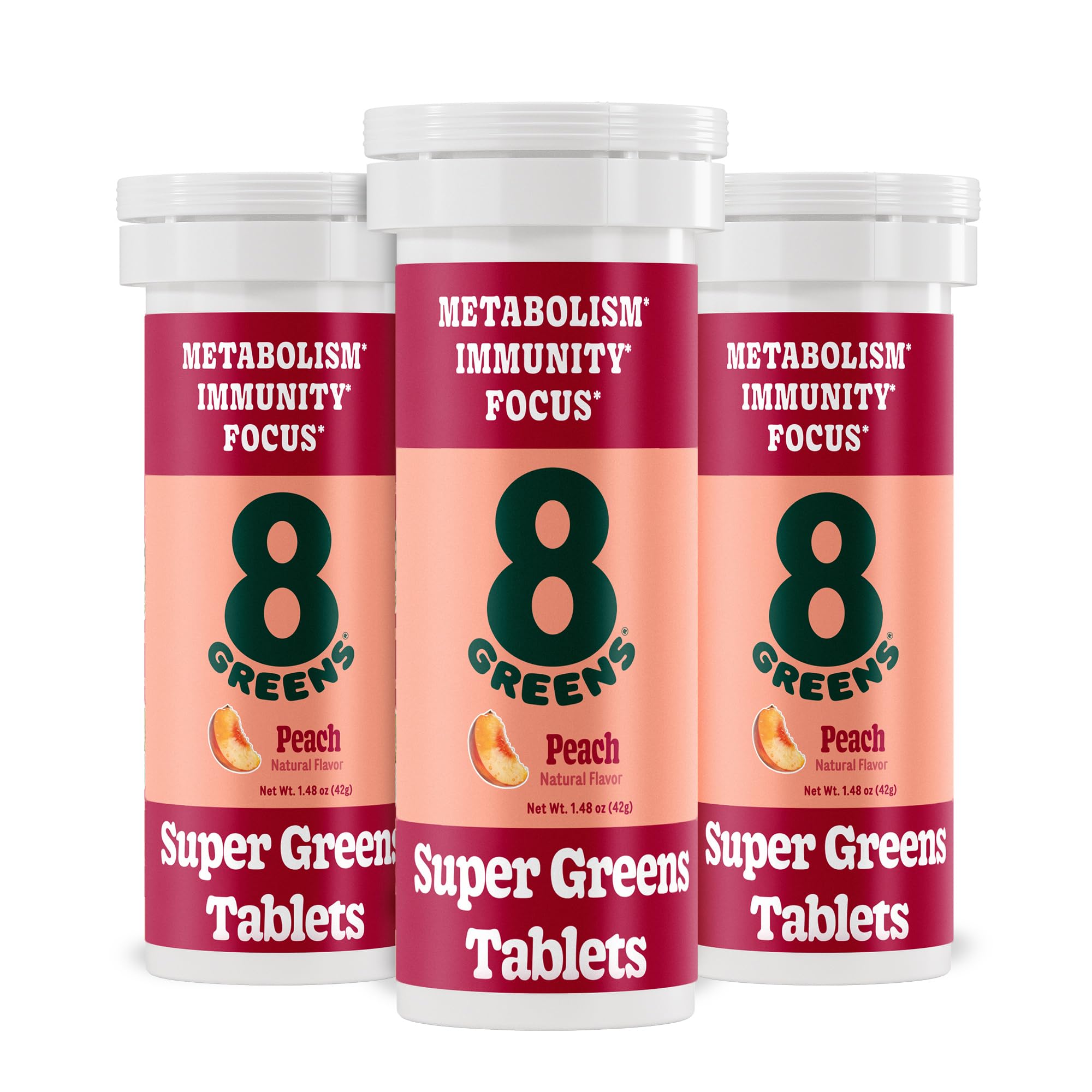 8Greens Supergreens Effervescent Tablets - Organic Superfood with Aloe Vera, Spirulina & Chlorella | Boosts Metabolism, Immunity & Focus | 30 Servings for Daily Greens Supplement | Perfect for Busy Professionals & Health-Conscious Individuals
