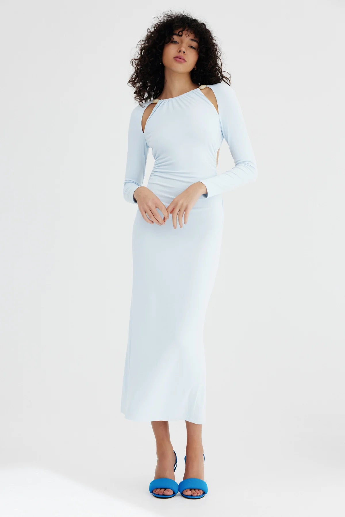 ALMA Long Sleeve Dress for Women - Elegant Casual & Office Wear - Perfect for Fall & Winter Fashion