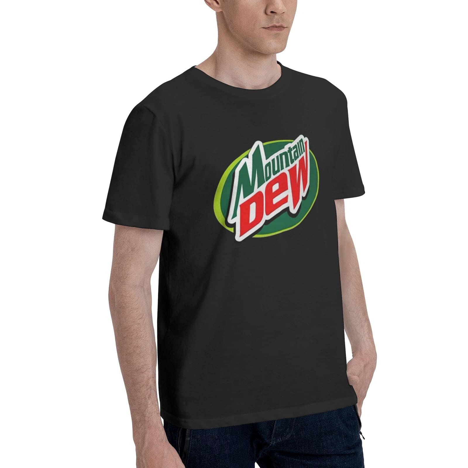 Men's Crew Neck Short Sleeve T-Shirt - Custom Printed Cotton Tee for Casual Wear, Street Style & Everyday Outfits