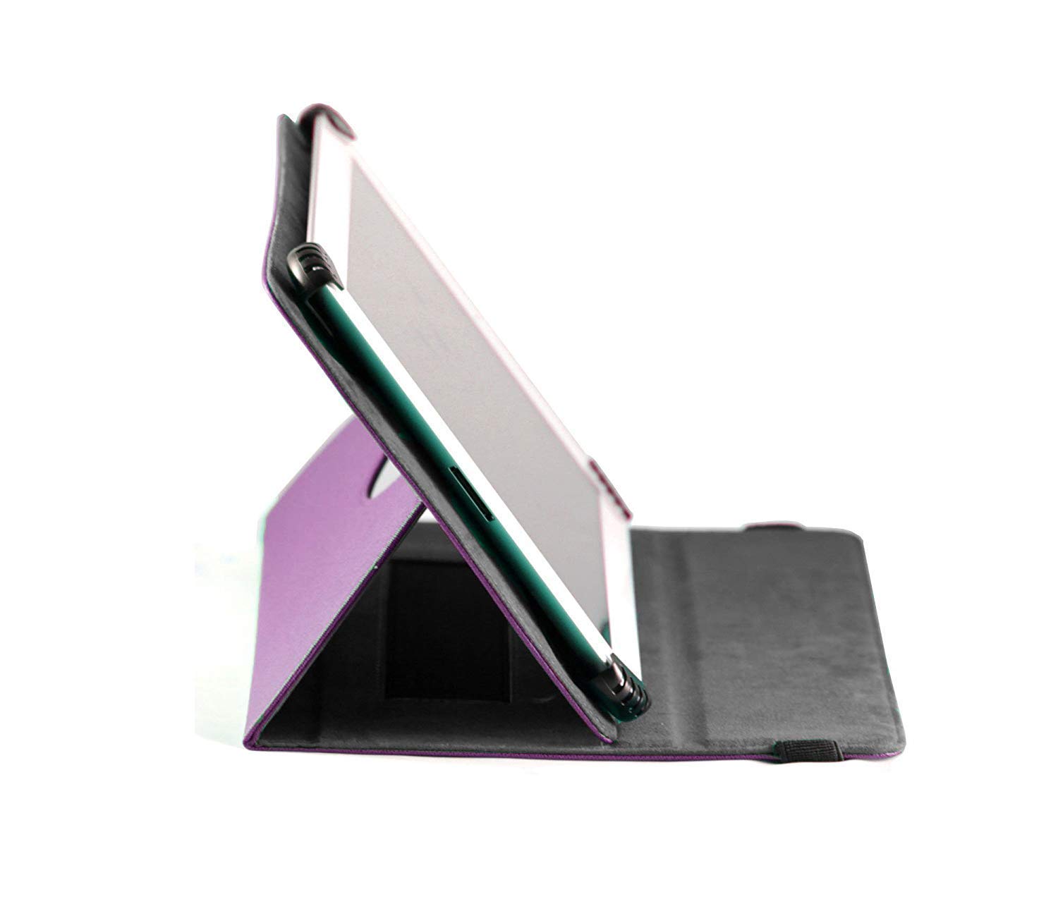 Navitech Purple 360 Rotating Stand Case with Stylus for Walmart Onn 10.1