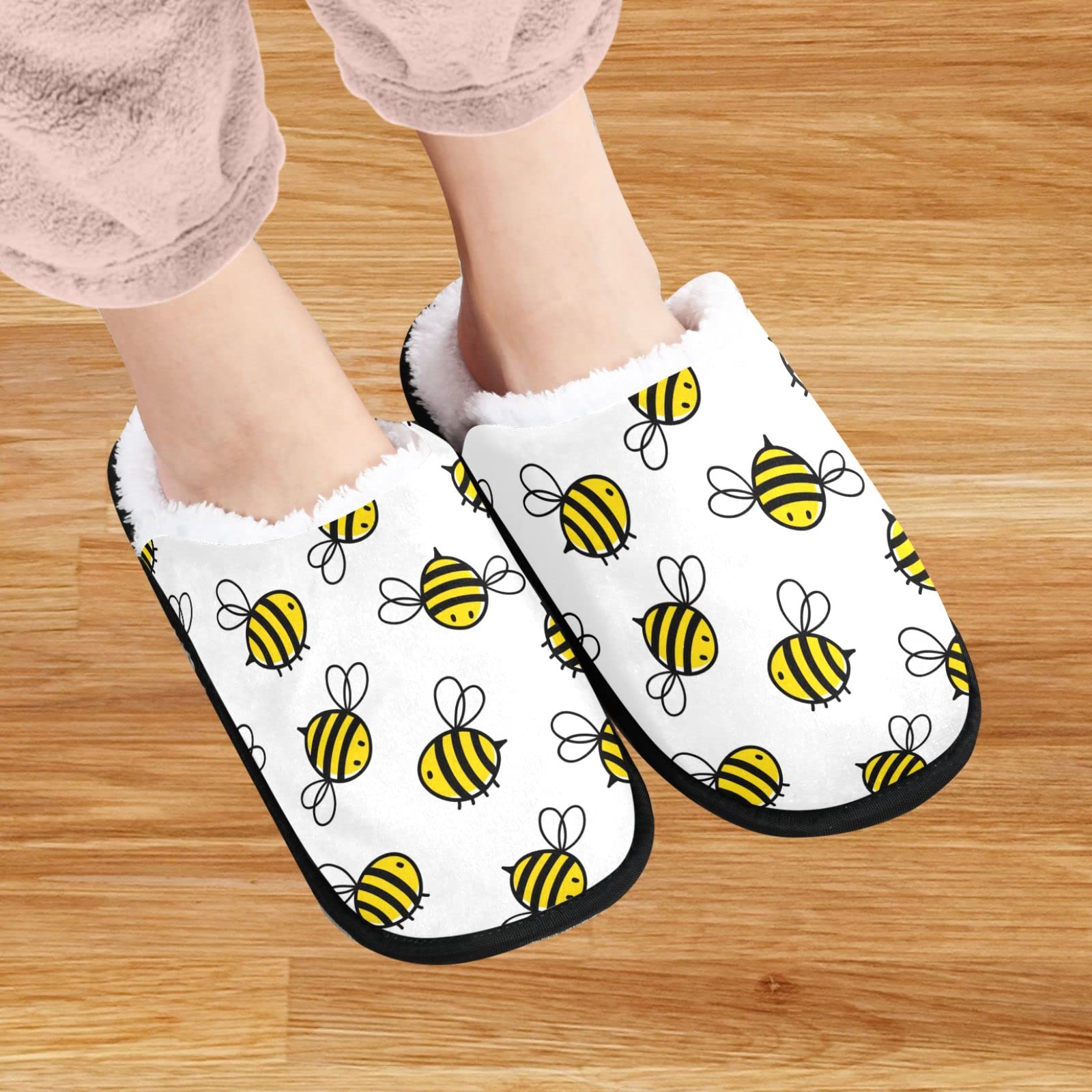 Visesunny Memory Foam Slippers for Women & Men - Winter Warm Cozy Indoor Outdoor House Shoes with Cotton Lining - Perfect for Home, Bedroom, Lounge & Backyard Use