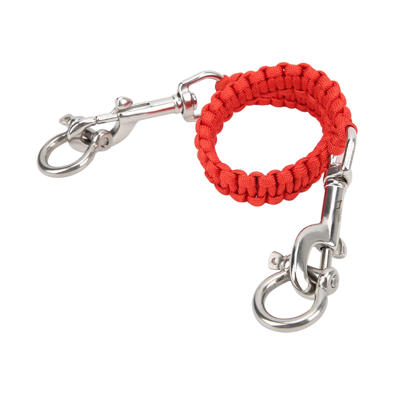 360° Rotating Diving Camera Lanyard - Flexible Underwater Housing Accessory for GoPro, DSLR & Action Cameras (Red) - Perfect for Scuba Diving, Snorkeling & Water Sports Photography