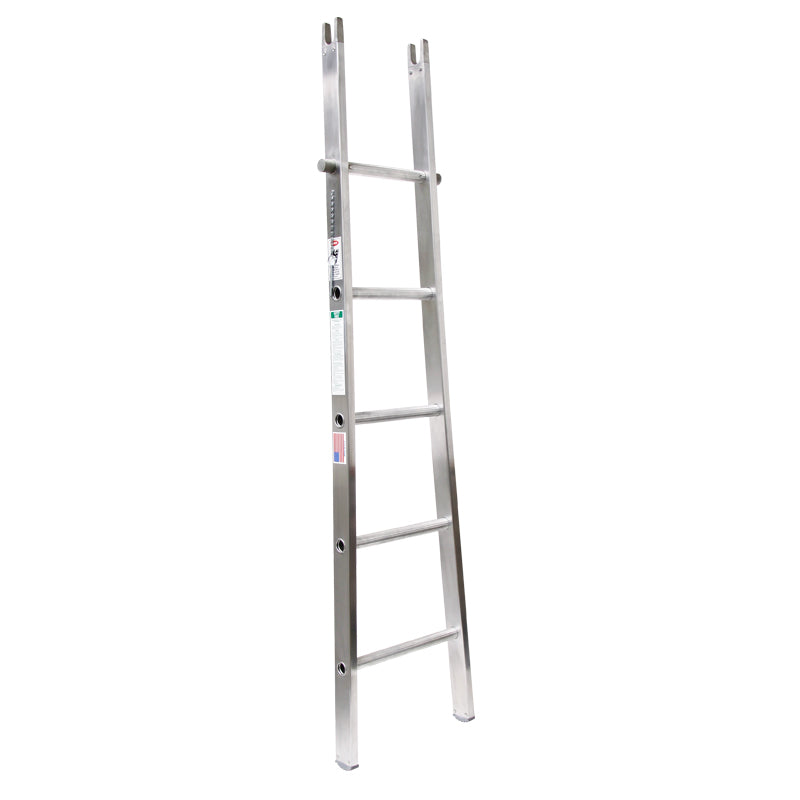 Lightweight Metallic Aluminum Sectional Ladders for Home & Construction - Adjustable Multi-Purpose Ladder for Roofing, Painting, and DIY Projects