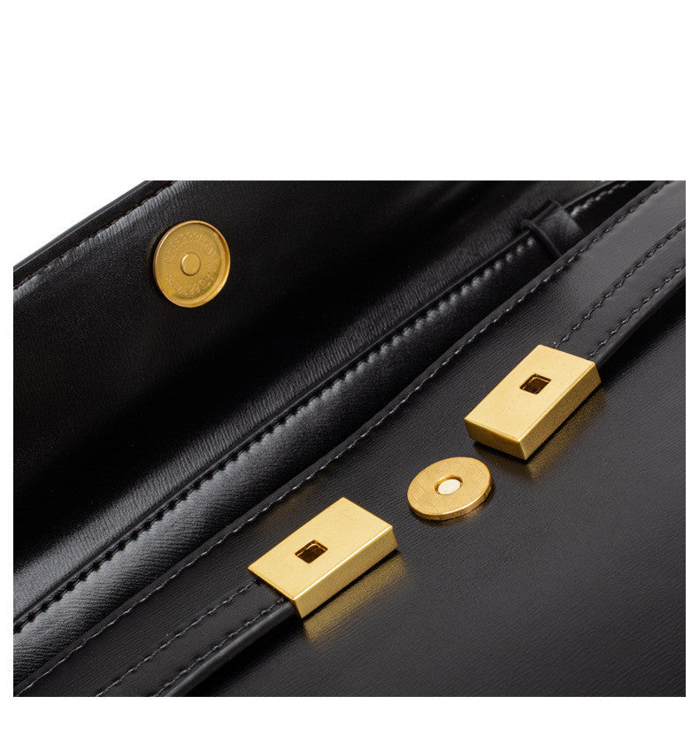 Stylish Vegan Leather Crossbody Shoulder Bag with Secure Lock Design - Perfect for Work, Travel & Everyday Use