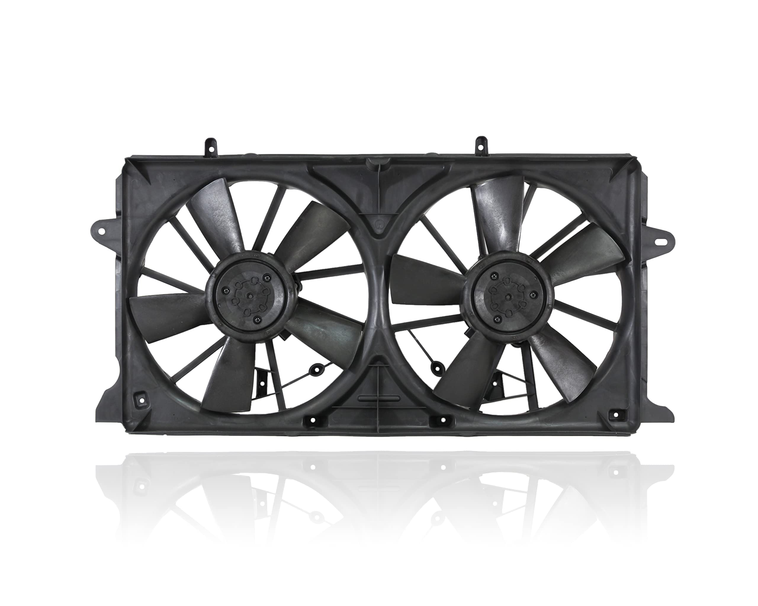 Dual Radiator and Condenser Fan Assembly Replacement for 2014-2020 Chevrolet Silverado 1500, GMC Sierra 1500, 2015-2020 Suburban Tahoe, 2016-2017 Cadillac Escalade ESV - Perfect for Cooling System Repair & Performance Upgrade