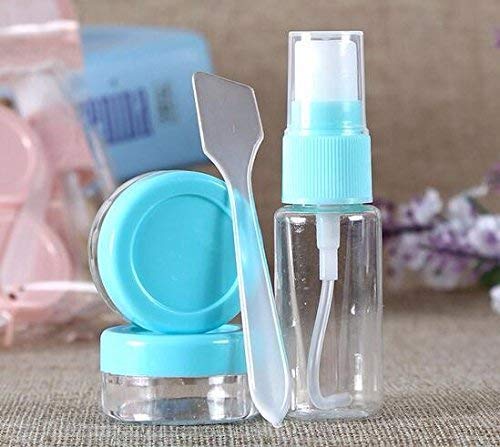 VIHAX 8-Piece Empty Plastic Travel Bottles Set - Leak-Proof Portable Cosmetic Containers for Makeup, Lotion, Shampoo & Toiletries | Perfect for Air Travel, Gym & Vacation Essentials