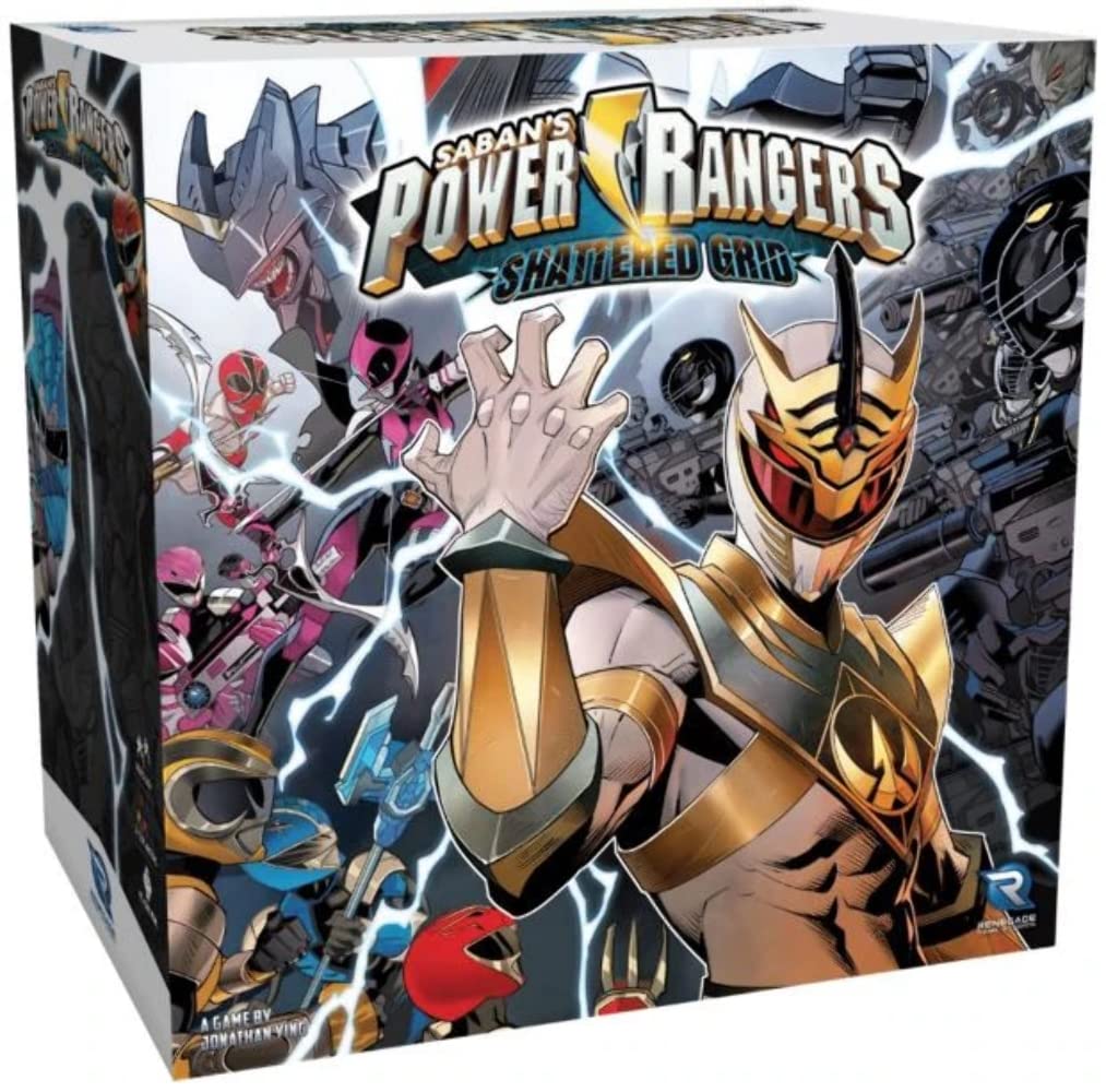 Power Rangers: Heroes of The Grid Shattered Grid Expansion - Renegade Games 859 | Board Game Expansion for Collectors & Strategy Lovers | Perfect for Game Nights & Superhero-Themed Events