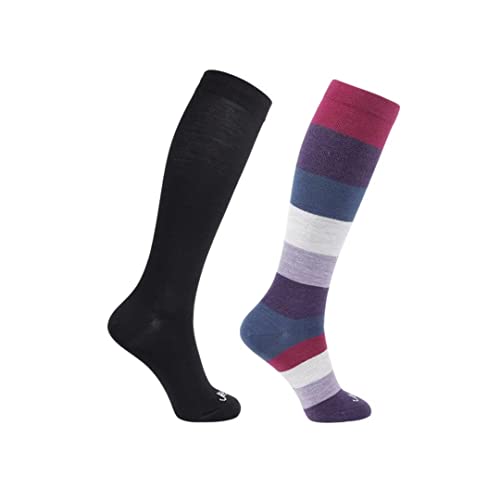 2 Pairs: 1 Black+ 1 Teal Blue