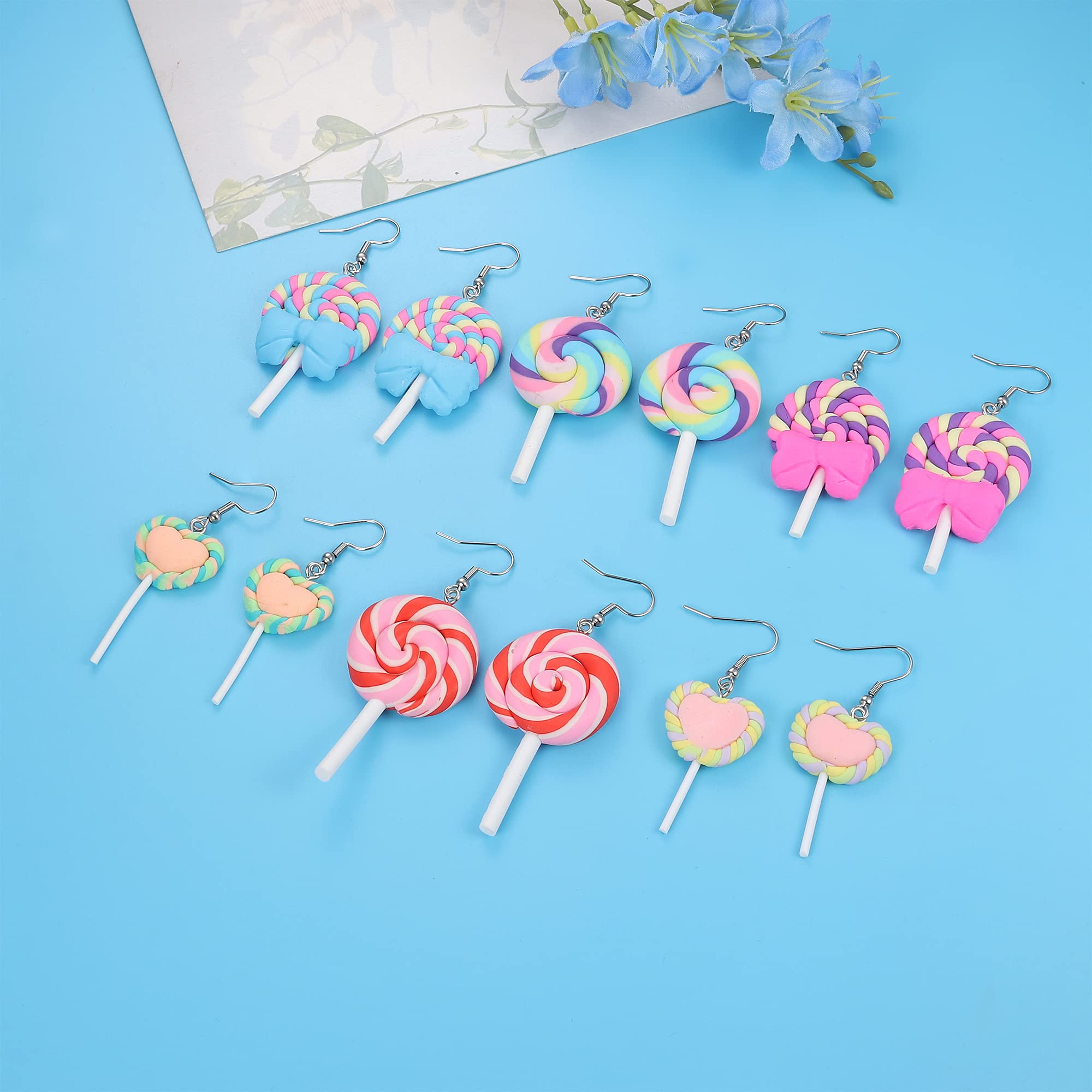 12-20 Pairs Aesthetic Y2K Drop Earrings Set - Cute Dangle, Quirky & Funny Earrings for Women | Trendy Lesbian Earrings for Parties, Gifts & Everyday Wear
