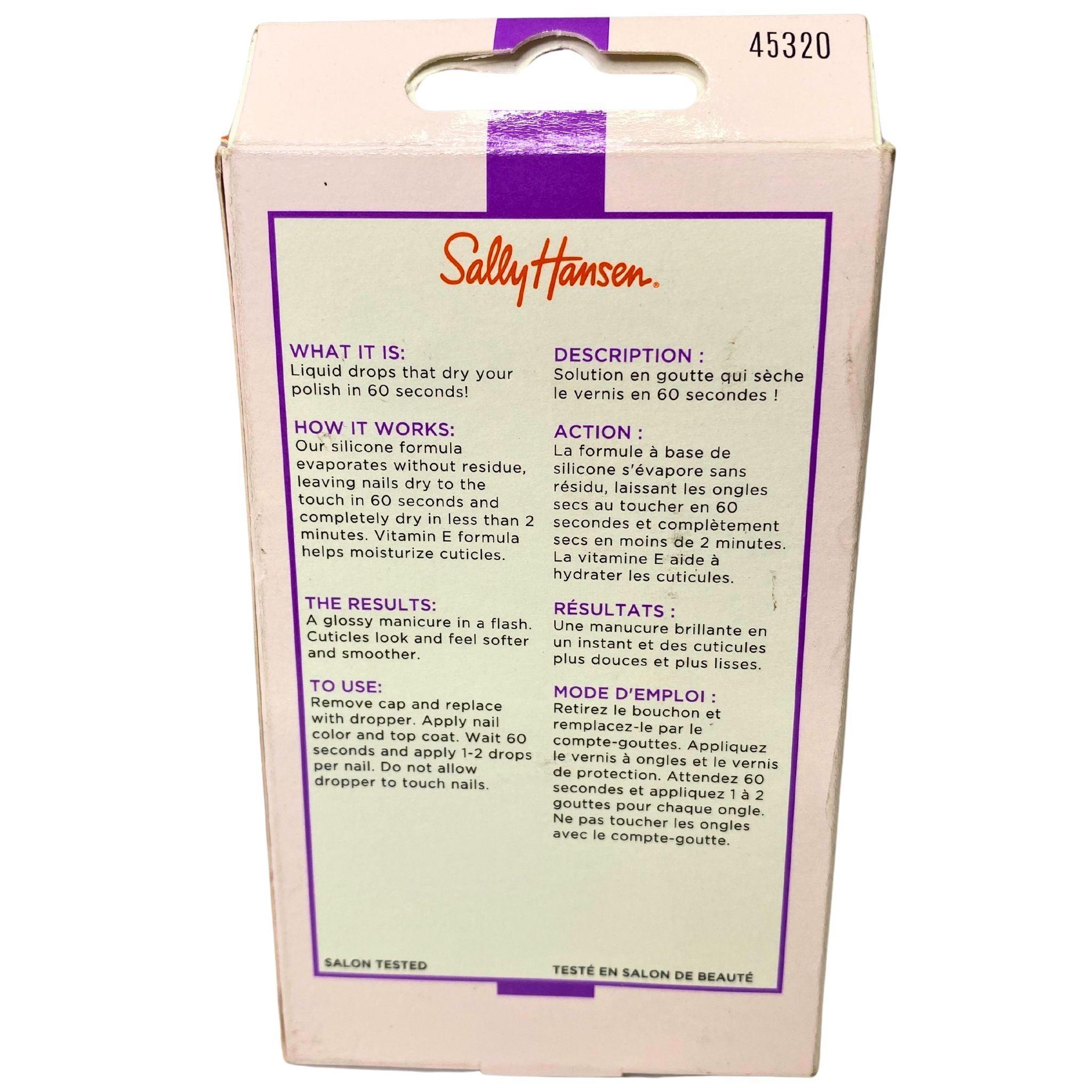 Sally Hansen Complete Salon Manicure Dry & Go Drops 0.37 oz (42 Pack) - Fast Drying Nail Polish Drops for Professional Salon Finish at Home