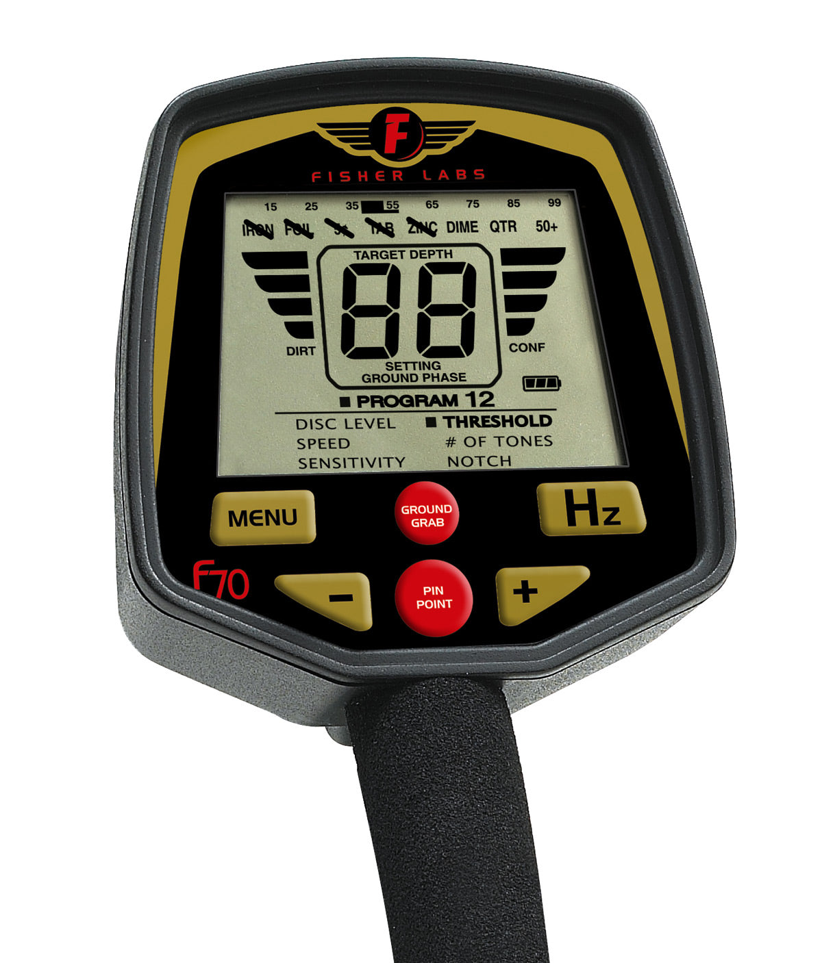 Fisher F70 Metal Detector with 6.5