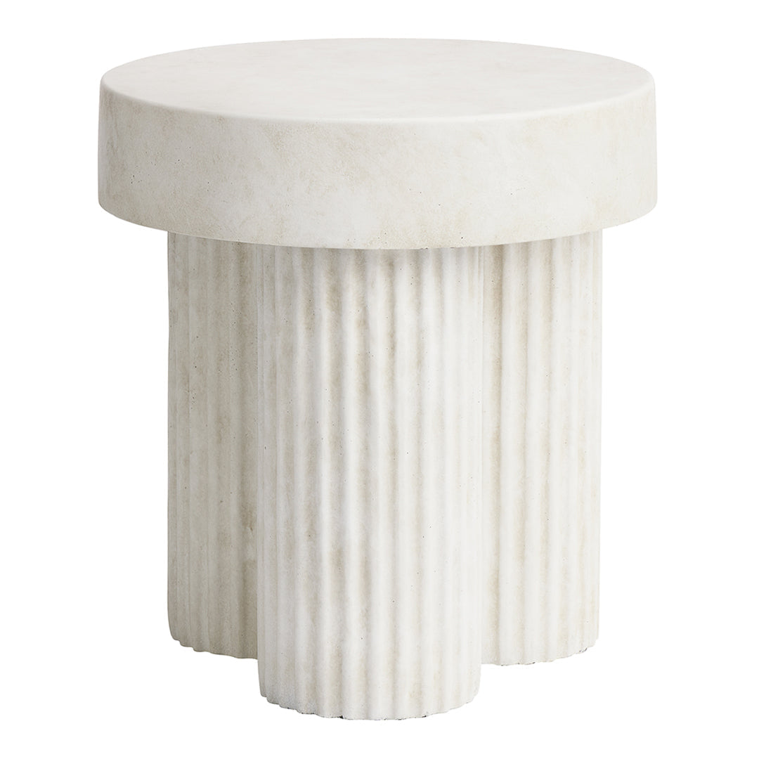 Hansen Hyldahl Gear Side Table by Norr11 - Modern Scandinavian End Table for Living Room, Bedroom & Office