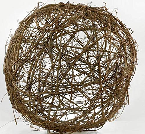 Extra Large 18 Inch Grapevine Ball - Natural Rustic Decor for Weddings, Home & Garden Centerpieces, DIY Floral Arrangements - Perfect for Seasonal Displays and Event Decorations