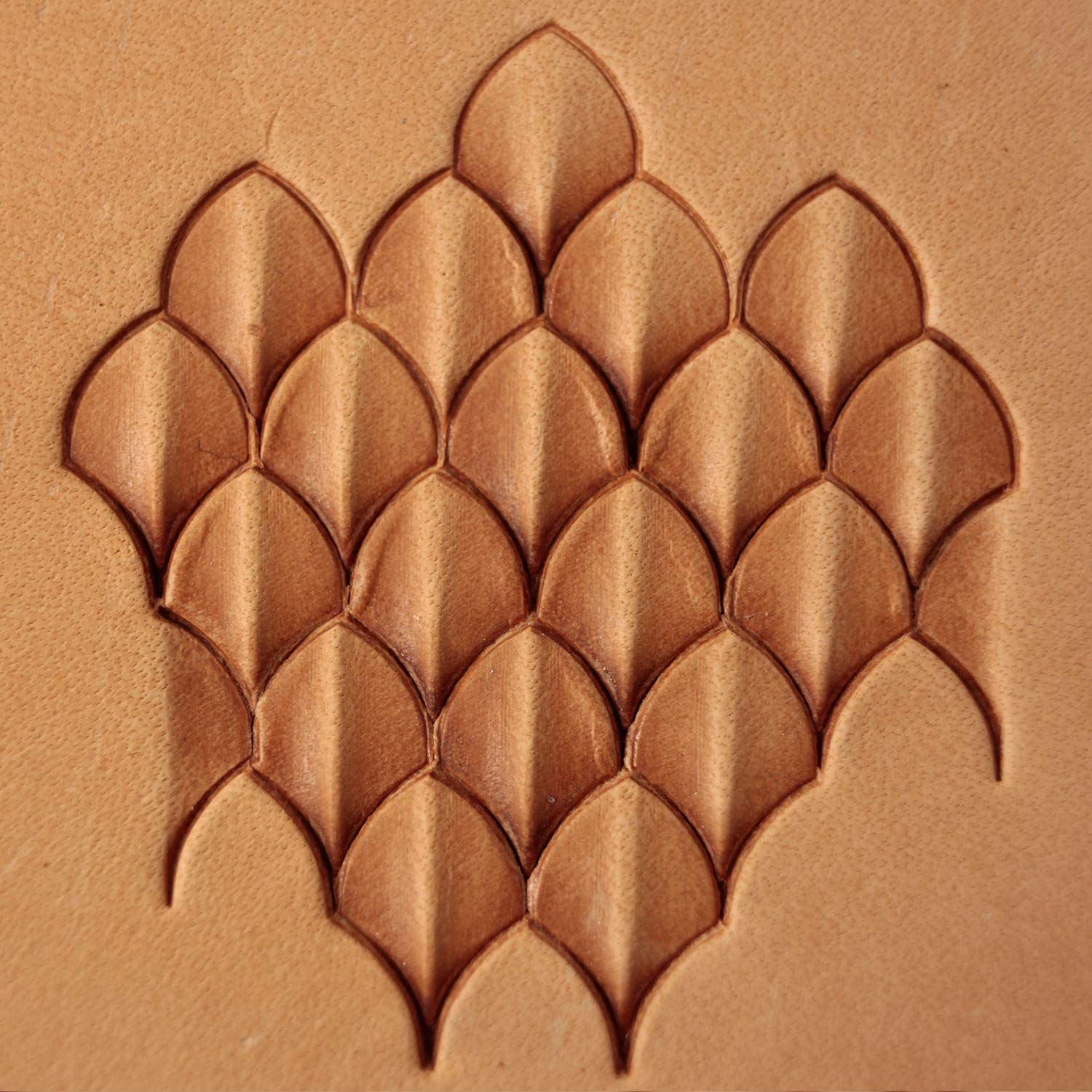 Premium Dragon Scale Leather Stamp Tool - Handmade Leather Carving Punch Set for Leathercrafting & DIY Projects - Perfect for Belts, Wallets, and Leather Accessories