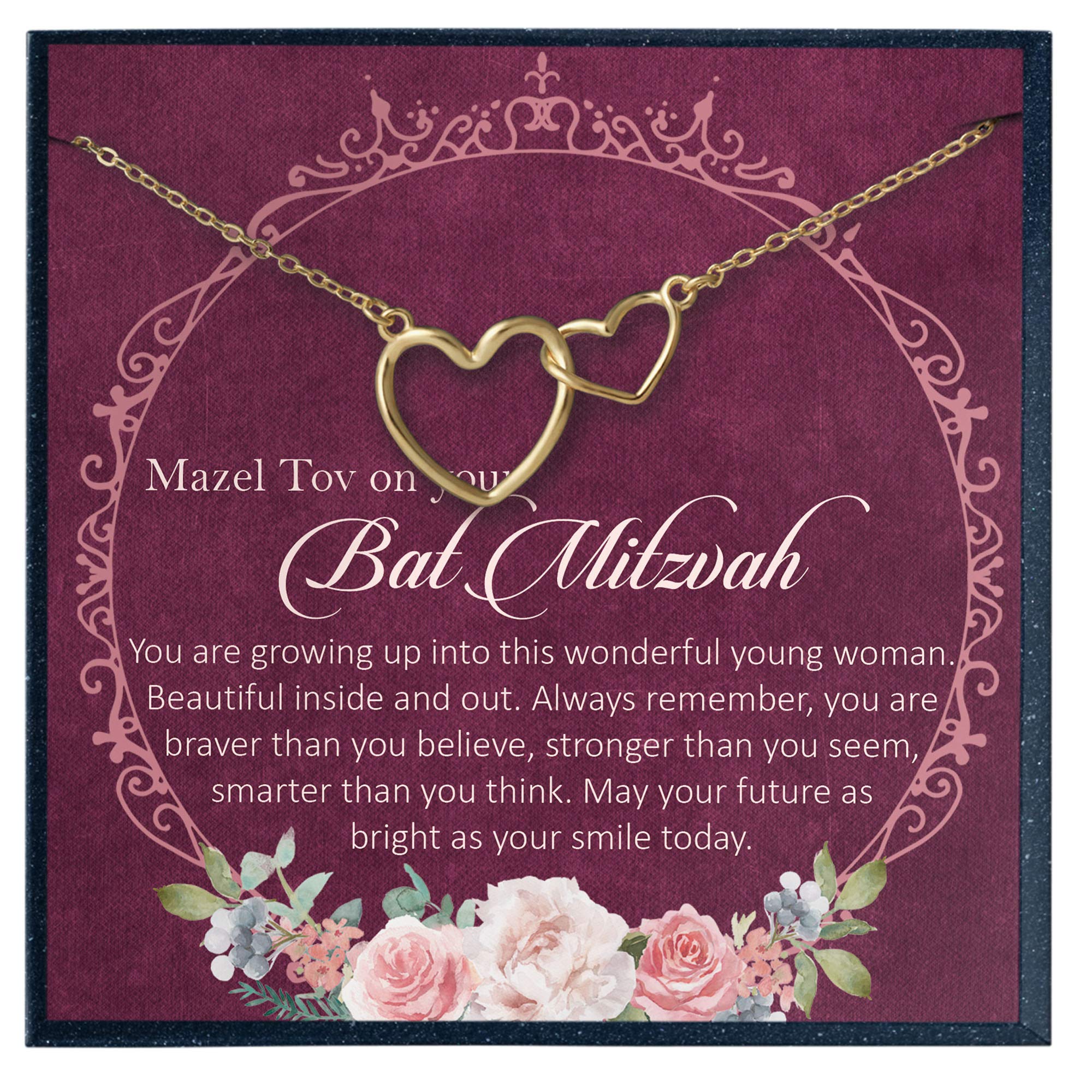 Elegant Bat Mitzvah Gifts for Girls - Meaningful Jewish Jewelry & Keepsakes from Parents | Perfect for Religious Ceremonies, Coming-of-Age Celebrations & Jewish Traditions