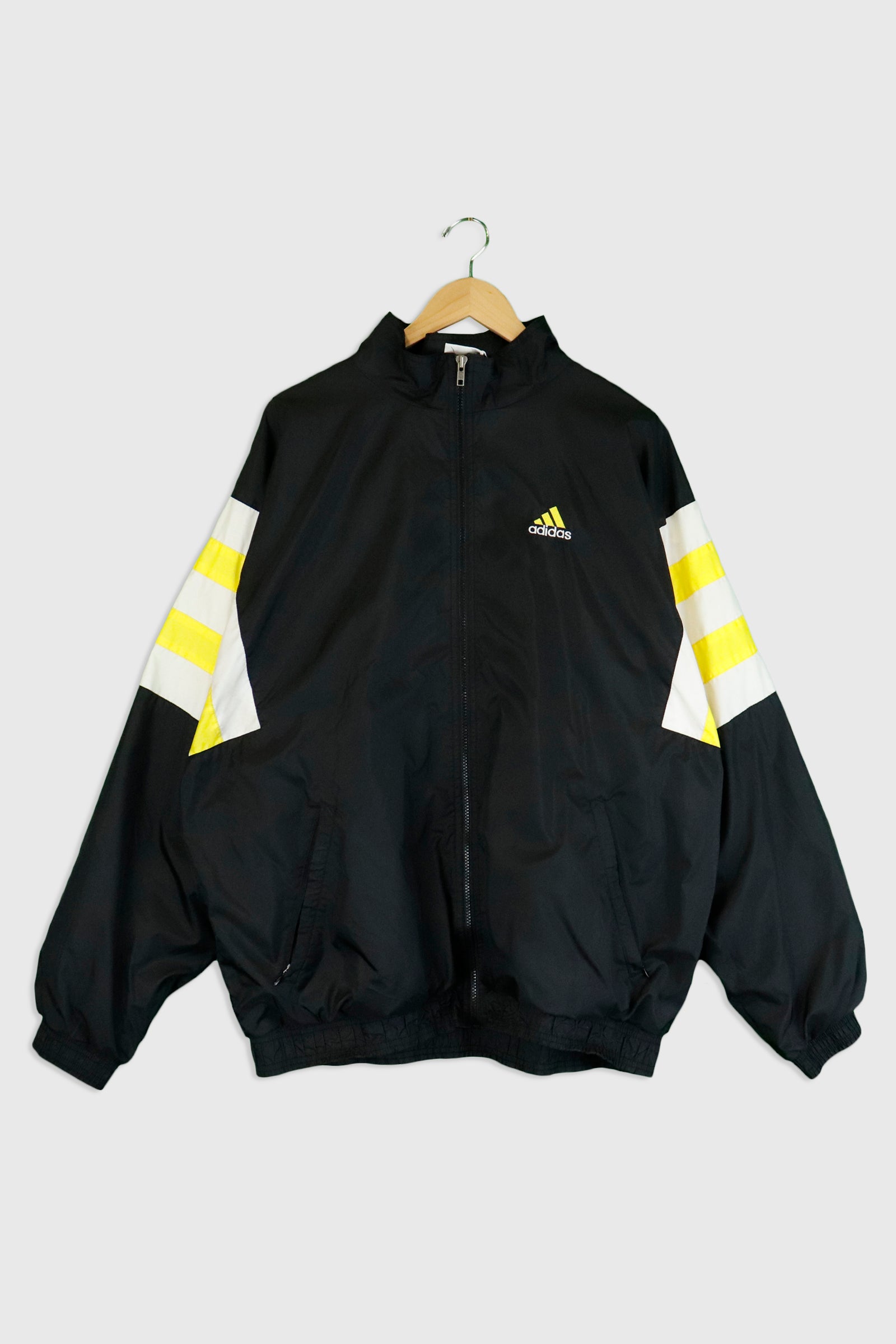 Vintage Adidas Lightweight Jacket for Men - Size XXL, Windproof & Breathable - Perfect for Running, Hiking & Outdoor Activities