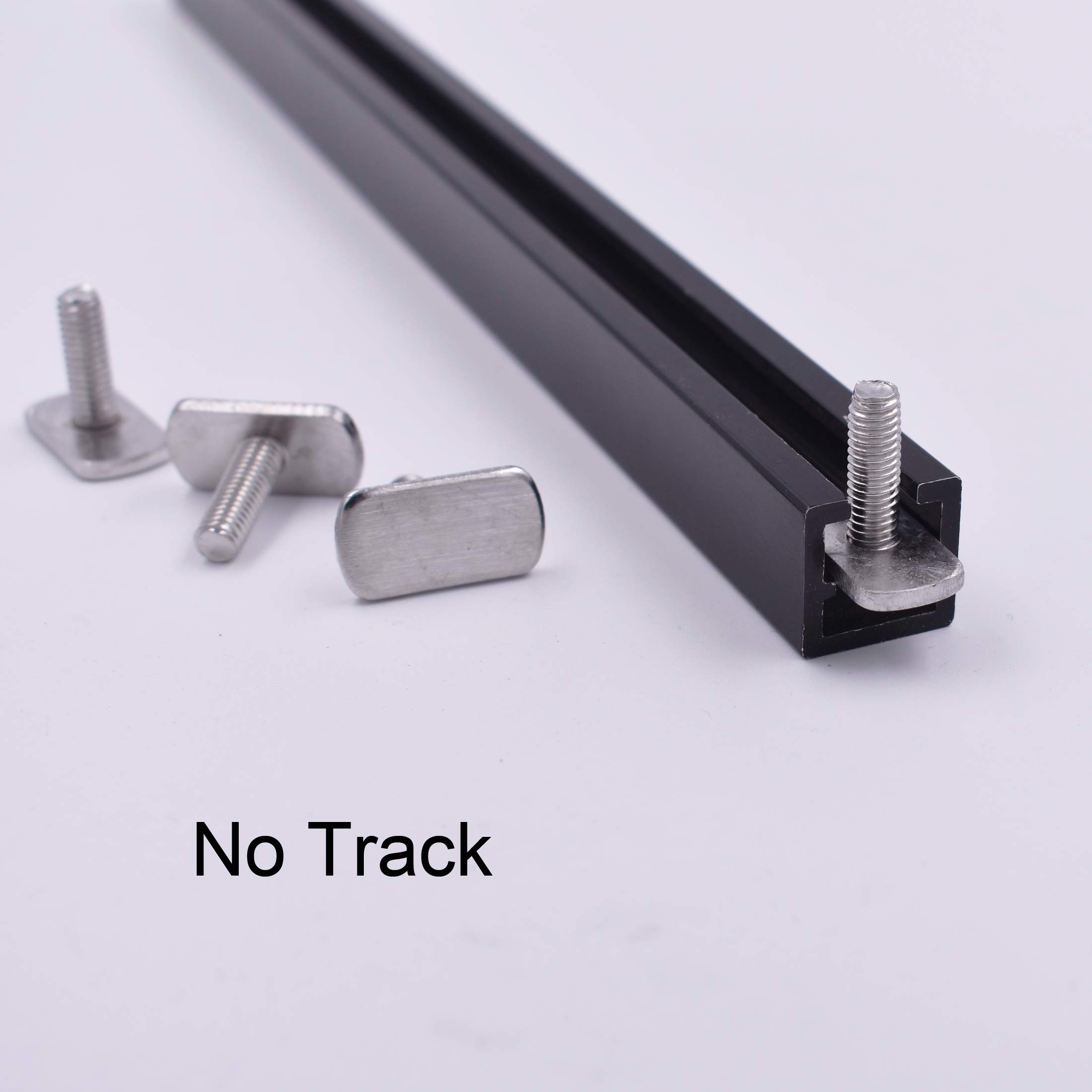 YYST 6MM Kayak Rail Screws & Track Nuts - T Bolt Hardware Mounting Kit for Kayaks, Canoes, Boats | Durable Marine-Grade Replacement Parts for Fishing Gear & Accessories Installation