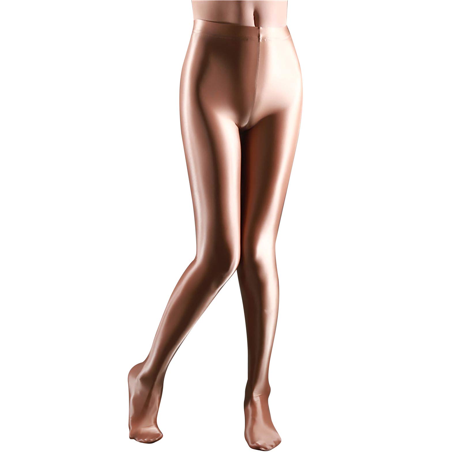 Women's 100D High Gloss Shiny Leggings - Yoga Pants for Gym, Workout & Fitness - Stretchy Sports Trousers for Running, Dance & Everyday Wear