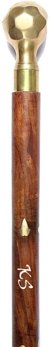 Premium Sheesham Wood Walking Cane for Men & Women - Stylish Derby Handle Design - Fashionable & Durable Mobility Aid for Seniors, Hiking, Outdoor Activities & Everyday Support