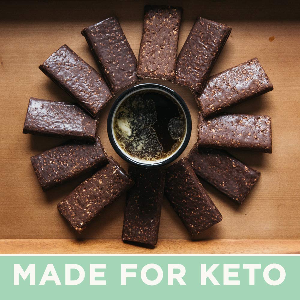 Original Keto Snack Bars - Low Carb, No Sugar, High in Ketogenic Fats | Keto Diet Friendly Snacks with Simple Ingredients (12 Pack, 1.65 oz) | Perfect for On-the-Go Energy & Weight Management