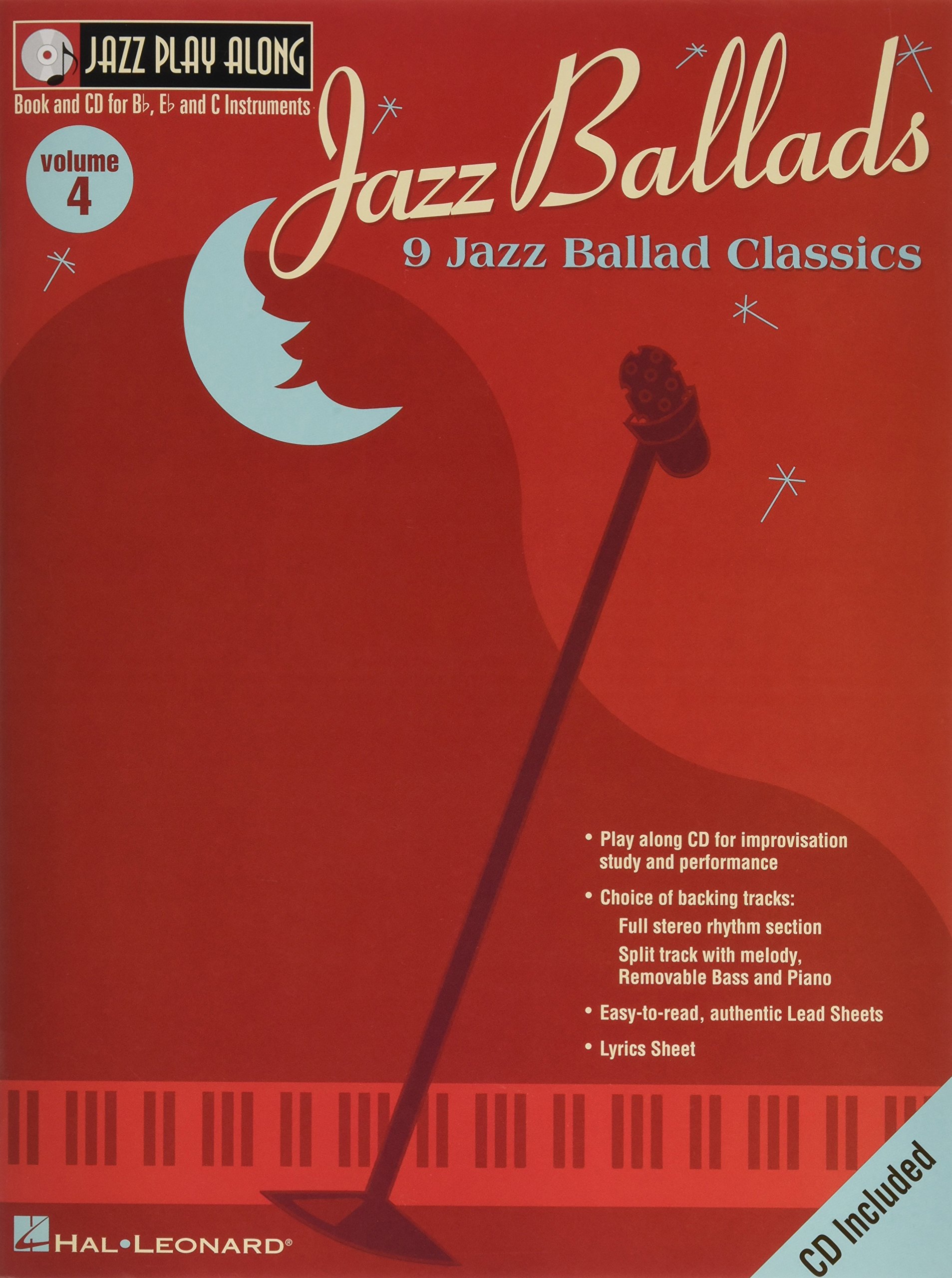 Jazz Ballads Play-Along Book & Online Audio - Volume 4 (Jazz Play-Along Series) | Perfect for Music Practice, Jazz Performances & Improvisation Training