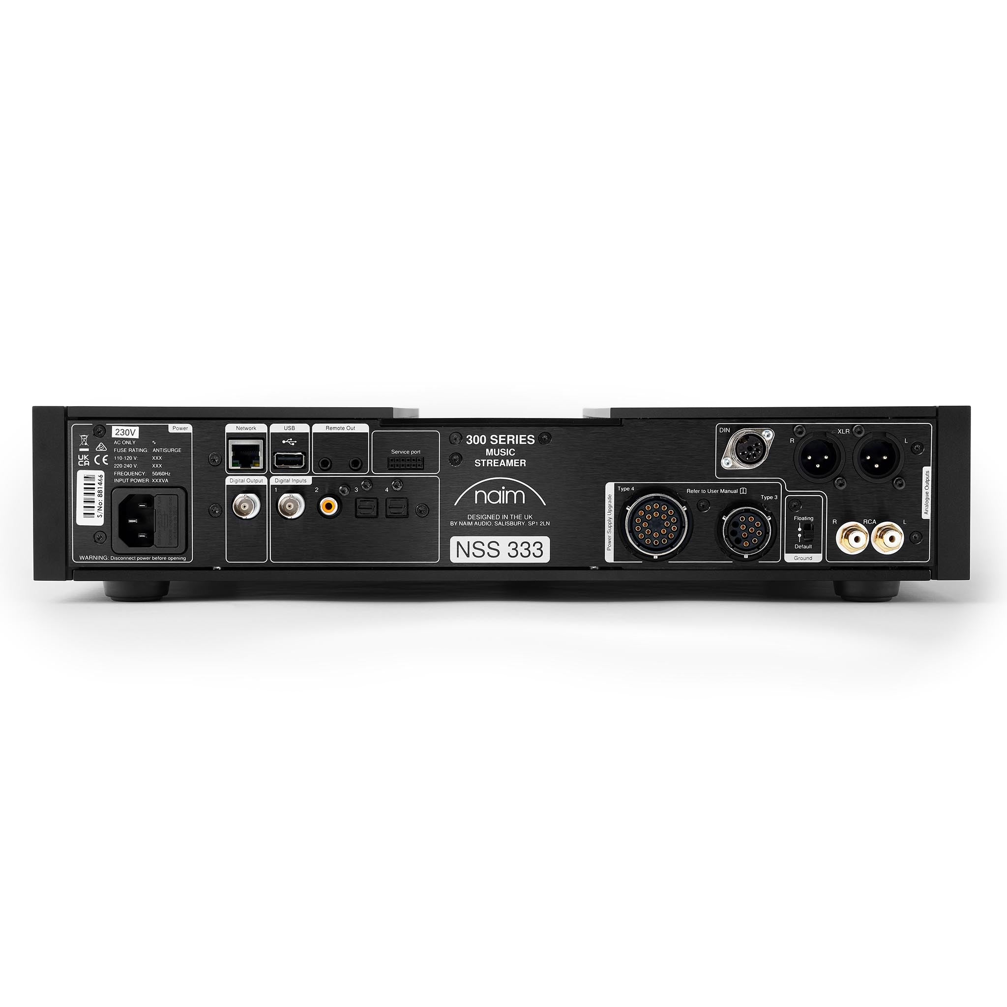 Naim NSS 333 High Resolution Network Audio Streamer - Premium Hi-Fi Music Streaming for Home Theater & Audiophile Systems