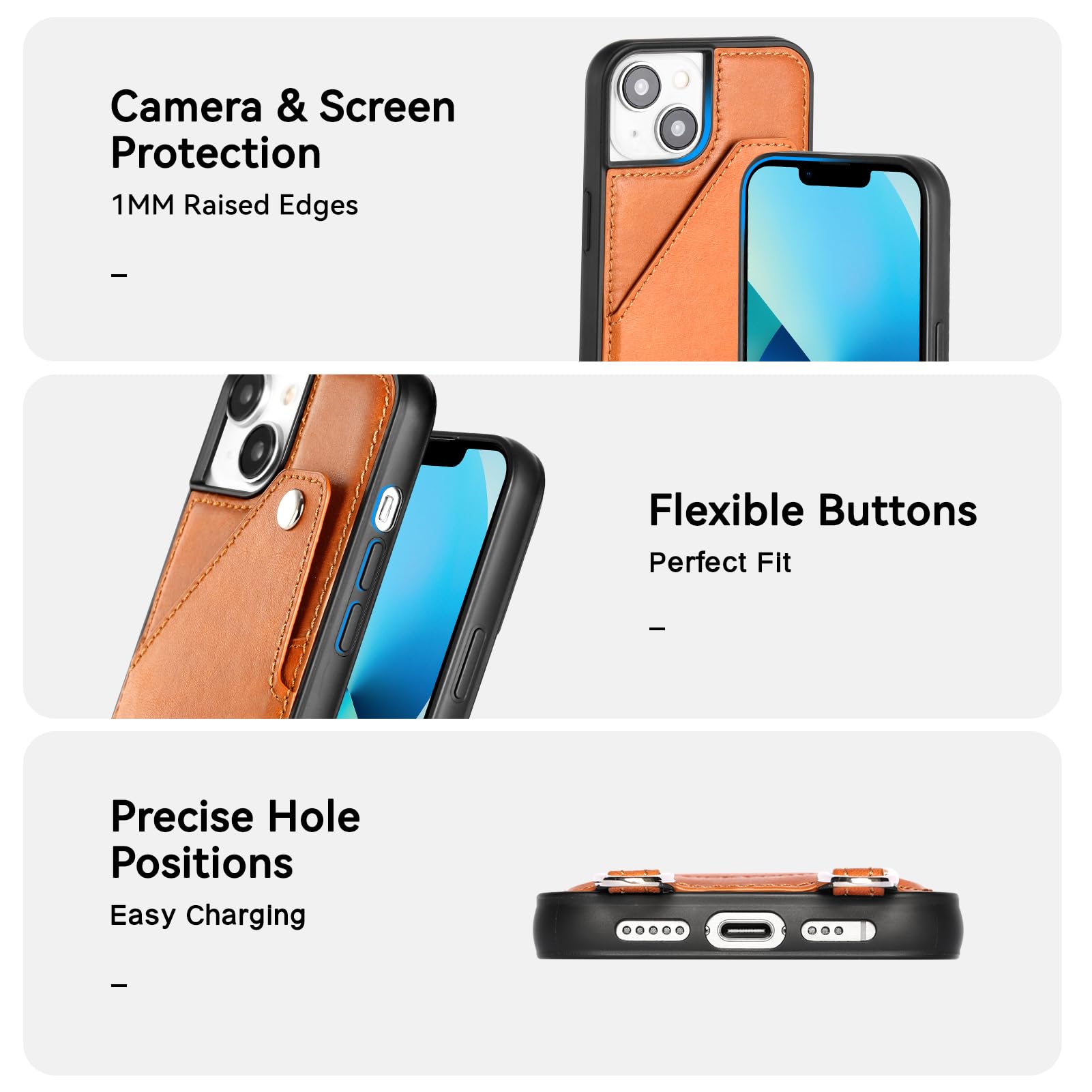 Premium Leather Wallet Phone Case for iPhone 11 Pro (6.1