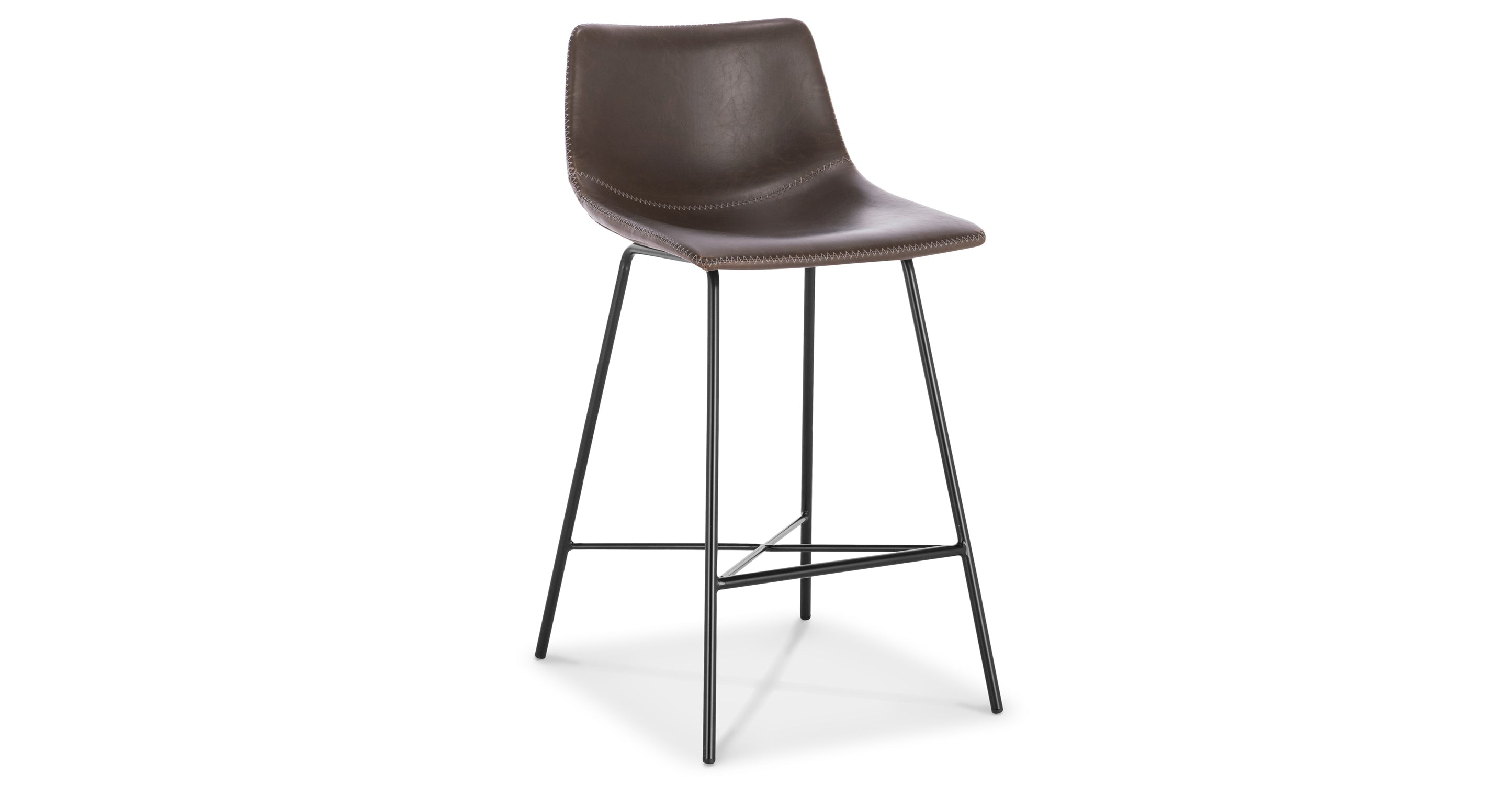 Paxton 24 Inch Counter Height Bar Stool - Adjustable Swivel Kitchen Island Stool for Dining, Breakfast Nook & Home Bar Use
