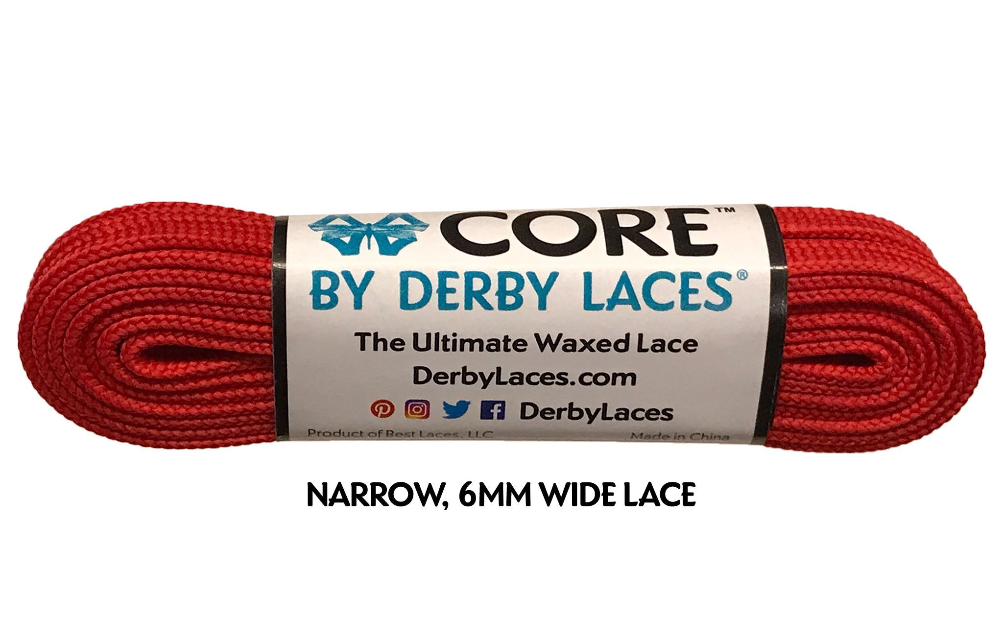Derby Laces for Roller Skates - 108 Inch Core Skate Laces | Perfect for Roller Derby, Artistic Skating & Rink Sports