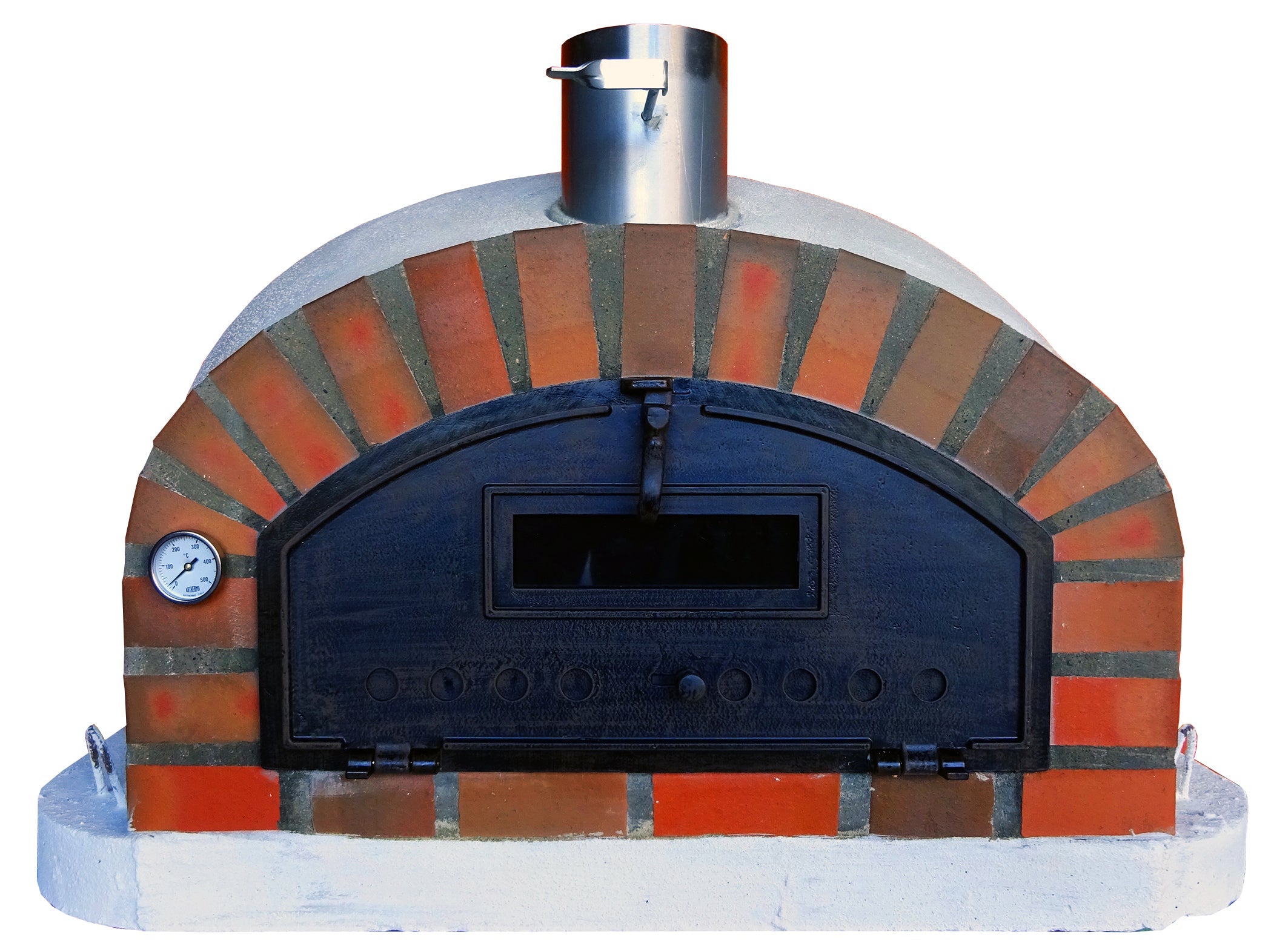 Premium Rustic Arch Pizzaioli Hybrid Pizza Oven - Outdoor Wood & Gas Pizza Maker for Backyard, Patio, and Garden Cooking | Perfect for Italian Pizza, Bread, and Roasting