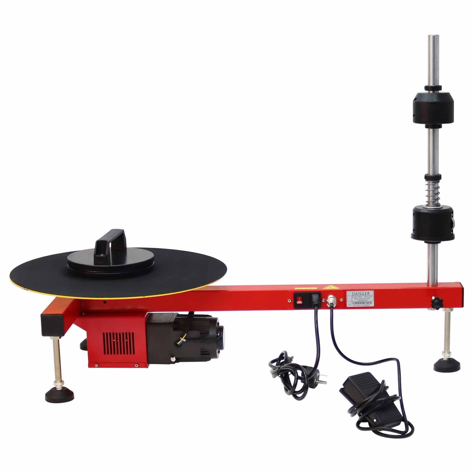 INTSUPERMAI Electric Pallet Stretch Wrapping Machine - 220V Industrial Film Dispenser for Secure Packaging | Ideal for Warehouse, Logistics & Shipping