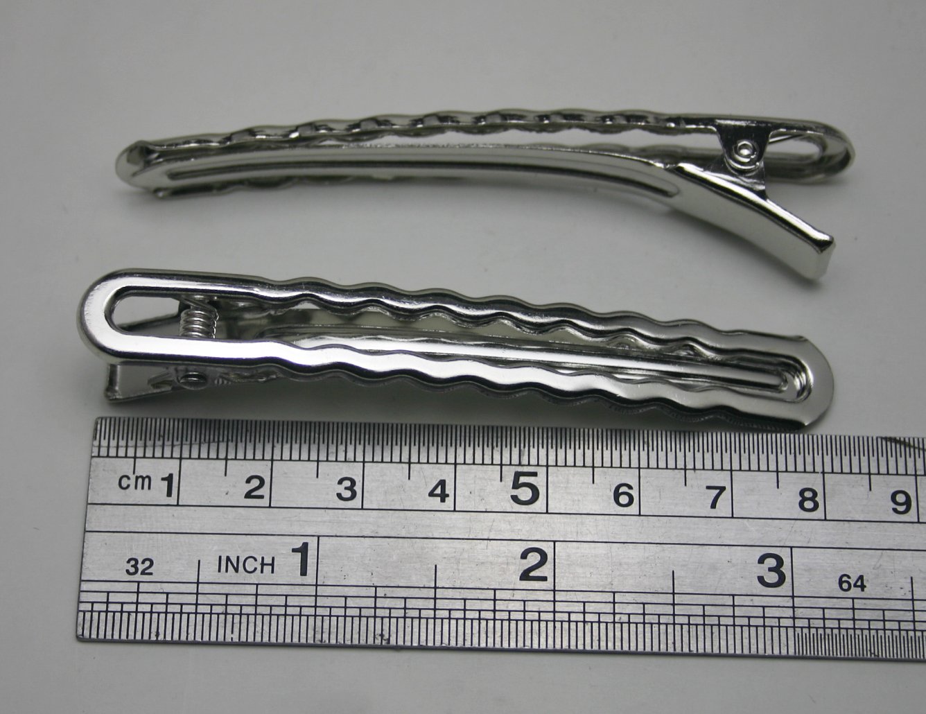 Duck Bill Clip Silver Surgical Clamp 3.3 Inch Large Size with Teeth - Pack of 15 for Medical Procedures, First Aid Kits & Veterinary Use