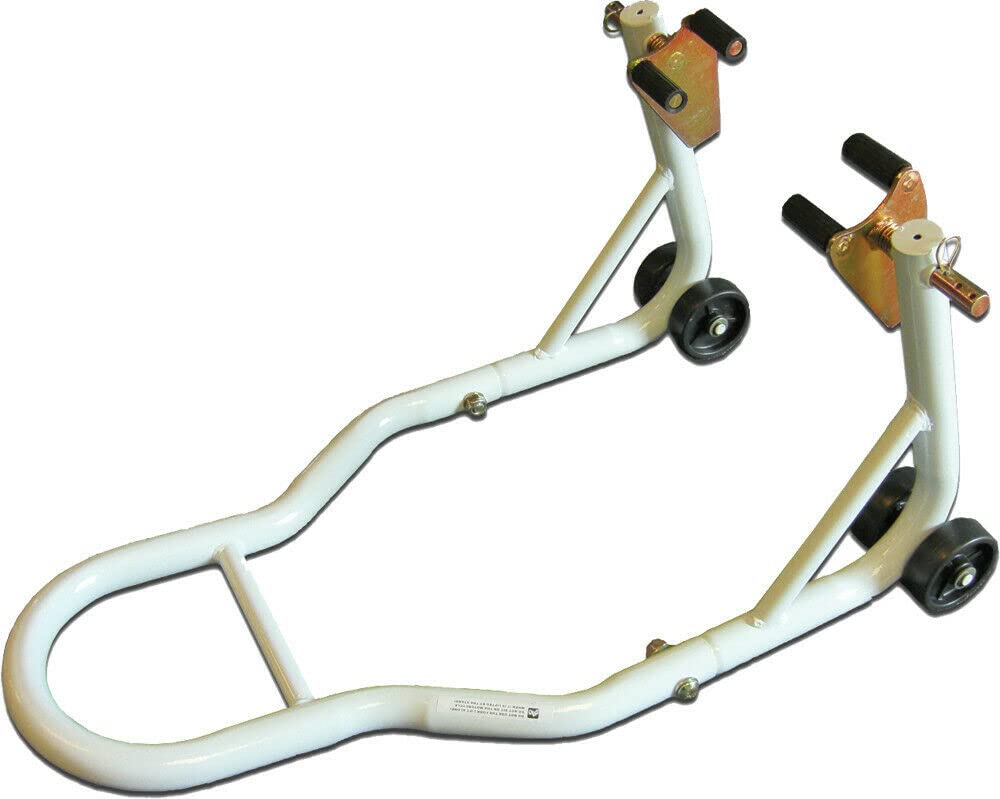 Economy Fork Stand #00-00107-06 - Durable Motorcycle Fork Lift Stand for Bike Maintenance & Storage - Perfect for Garage, Workshop & DIY Repairs