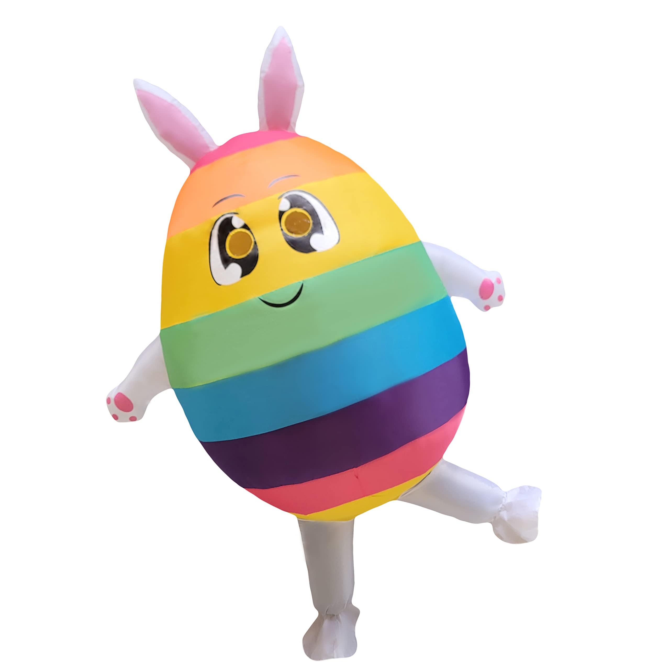 Easter Bunny Inflatable Costume for Adults - Funny Blow-Up Egg Costume for Easter Parades, Parties & Festivals | Perfect for Easter Celebrations, Themed Events & Photo Booths