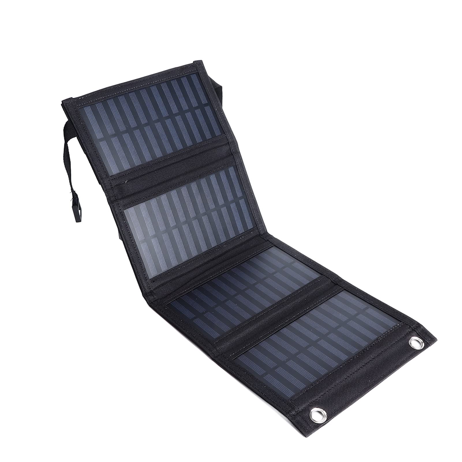 Portable Solar Charger for Phones - Foldable Outdoor Solar Power Bank with USB Ports | Perfect for Camping, Hiking, Emergency Power & Travel Charging