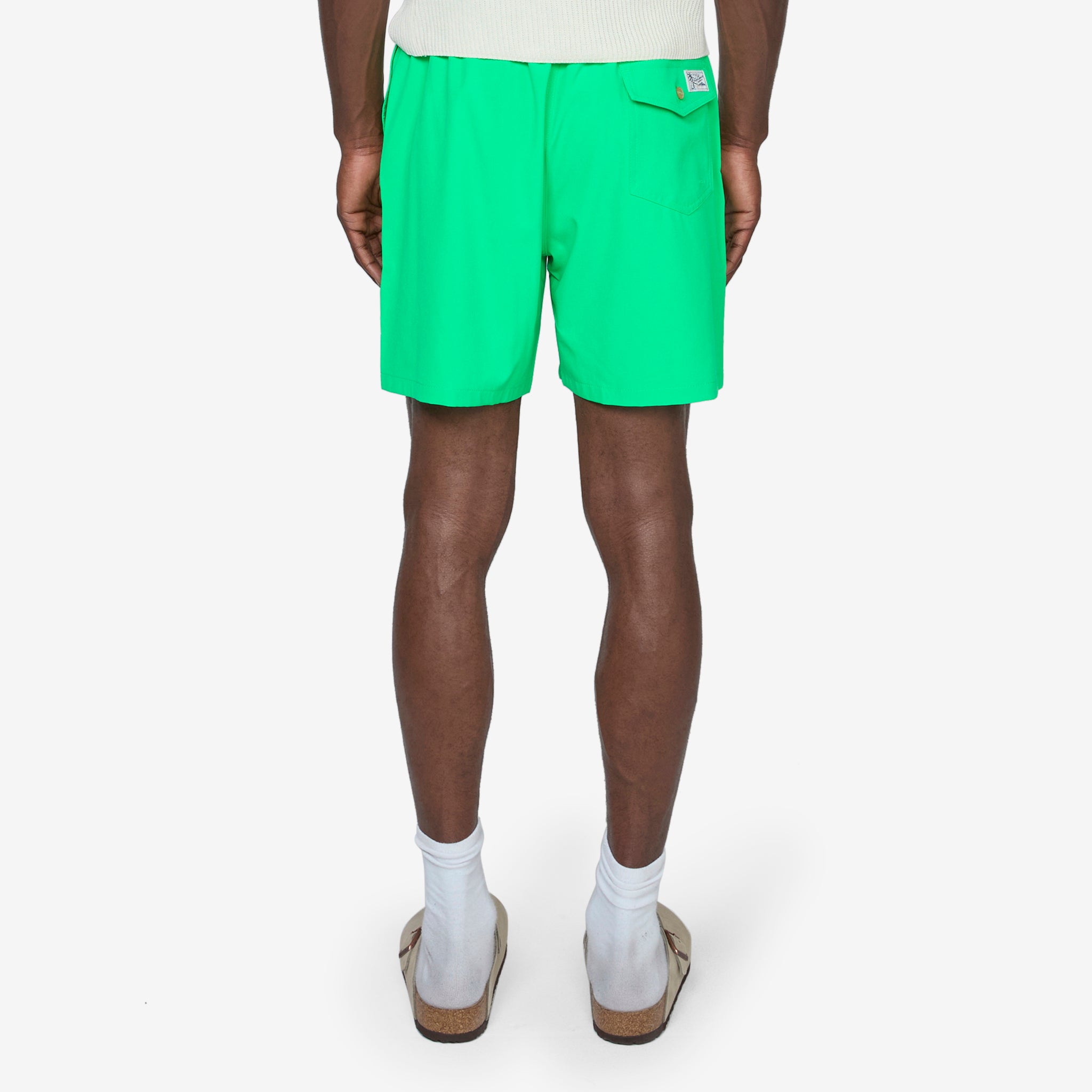 Classic Kelly Green Swimming Trunks for Men - 14.6cm Traveler Swim Shorts | Quick Dry, Comfortable Beachwear for Pool, Vacation & Water Sports