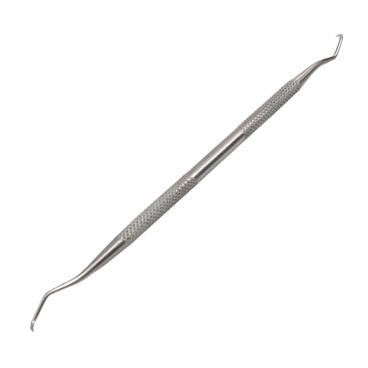 DD3 6 1/4 Inch Double Ended Stainless Steel Pick with Angled Hooks - Perfect for Automotive, HVAC, and Electrical Work